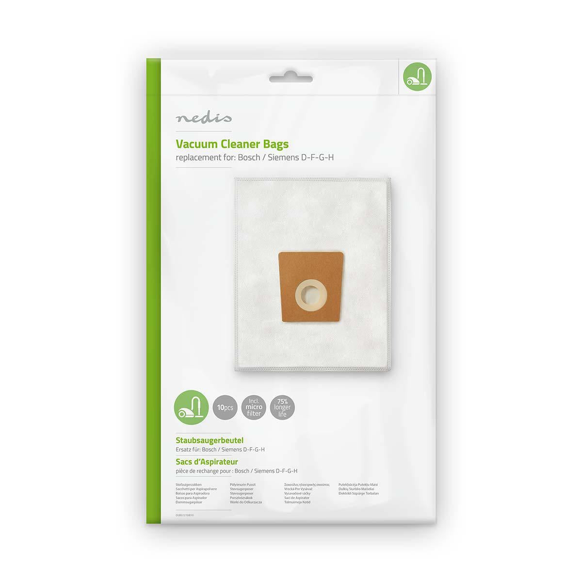 Vacuum bag | 10 pieces. | Synthetic | Most sold for: Bosch / Siemens | White