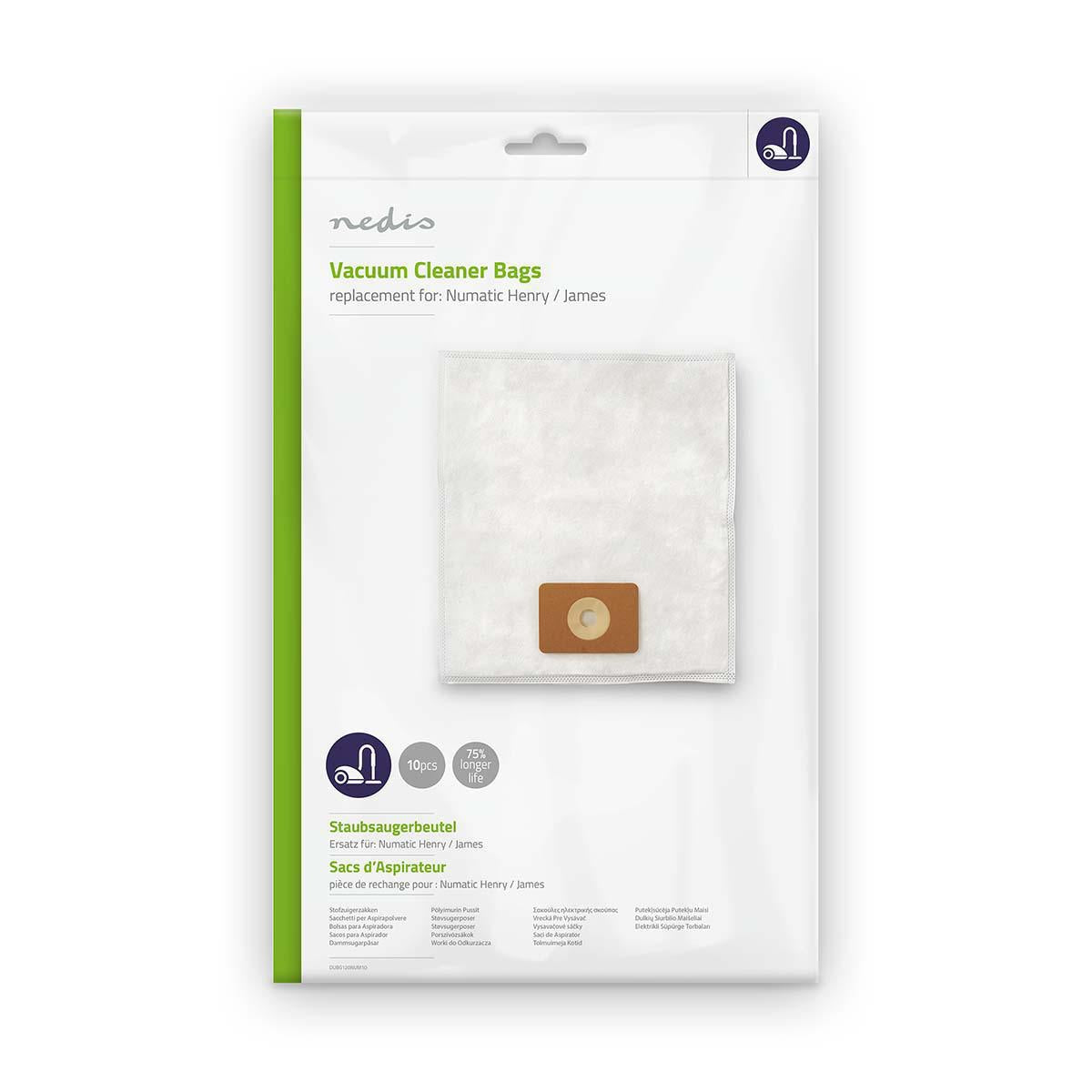 Vacuum bag | 10 pieces. | Synthetic | Most sold for: Numatic | White