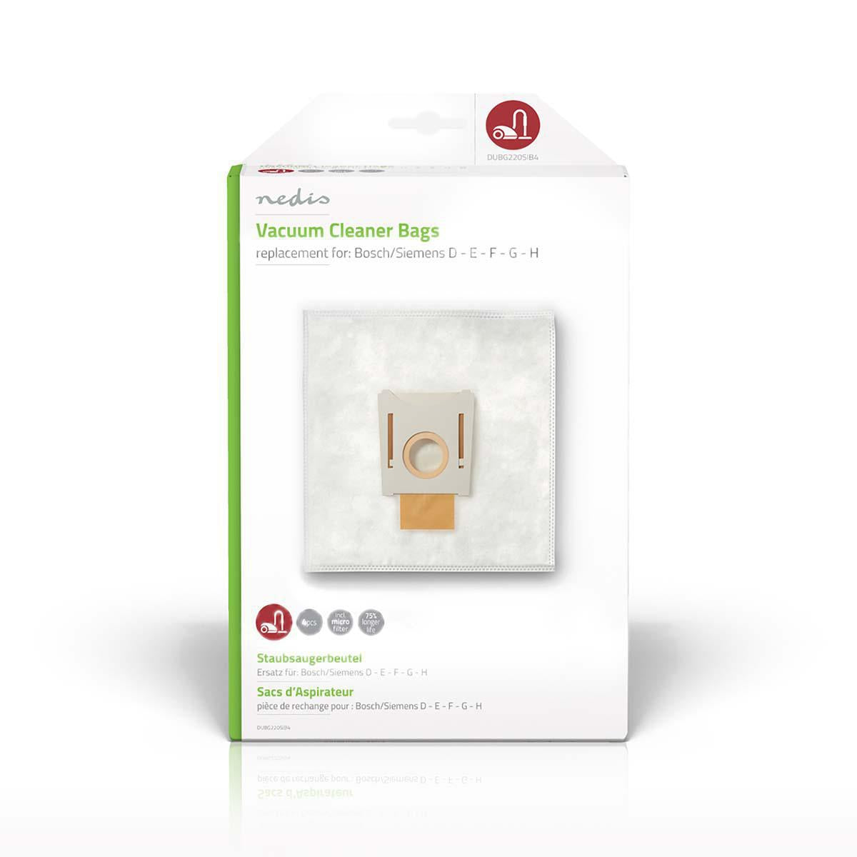 Vacuum bag | 4 pcs. | Synthetic | Most sold for: Bosch / Siemens | White