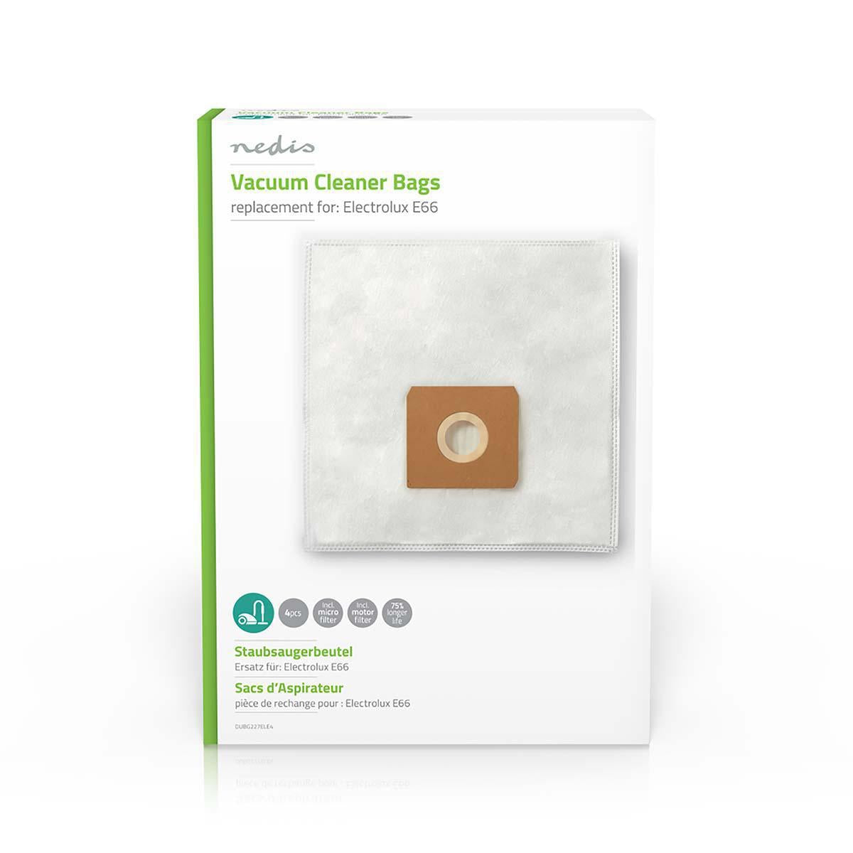 Vacuum bag | 4 pcs. | Synthetic | Most sold for: Electrolux | White