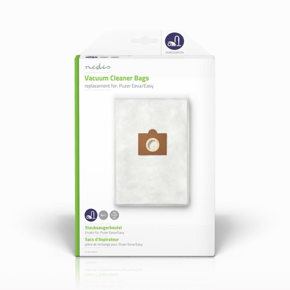 Vacuum bag | 4 pcs. | Synthetic | Most sold for: Puzer Eeva/Easy | White