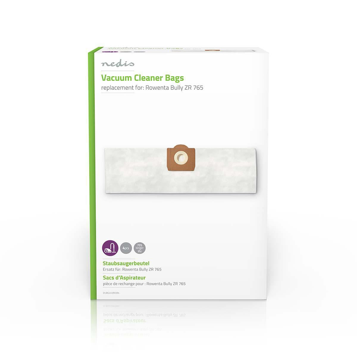 Vacuum bag | 4 pcs. | Synthetic | Most sold for: Rowenta Bully ZR 765 | White