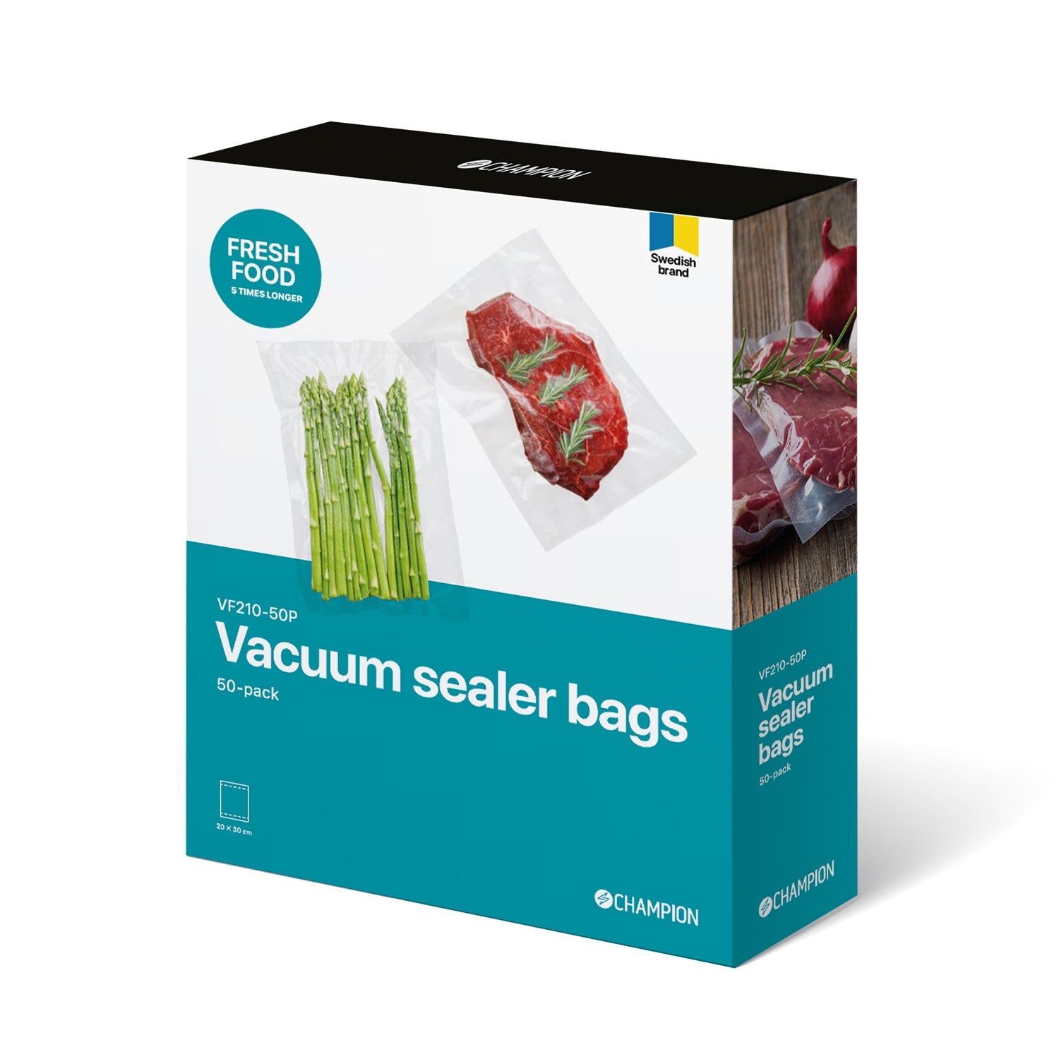 Vacuum bags Universal 20*30cm 50-pack