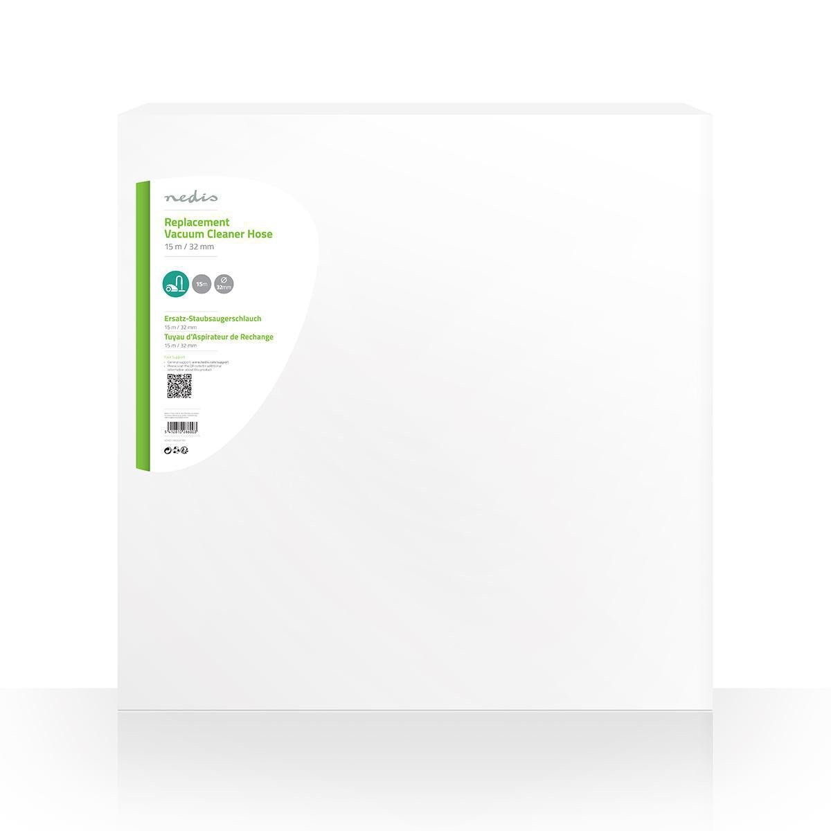 Vacuum cleaner hose | Replacement for: Universal | 32mm | 15.0 m | Plastic | Black