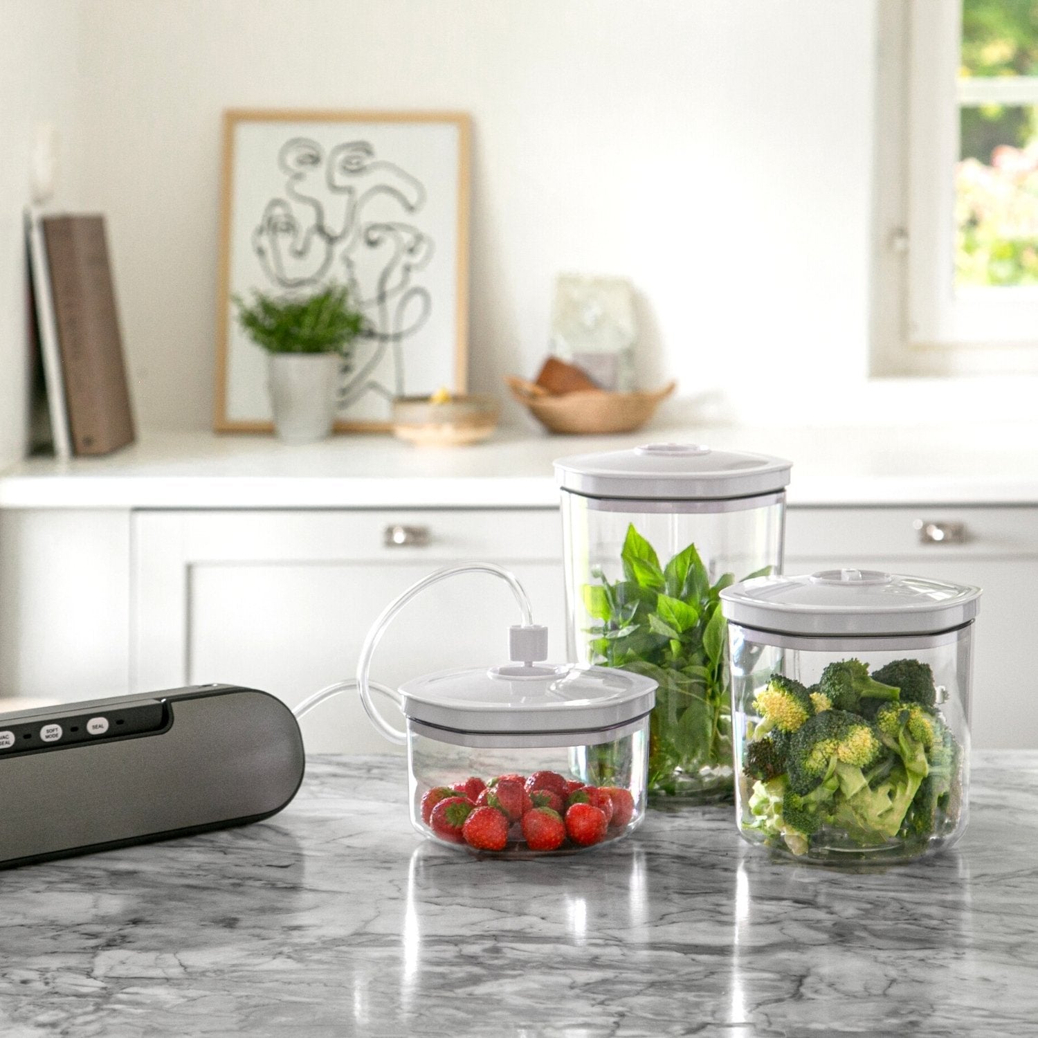 Vacuum container Universal 3-pack (0.7L 1.4L 2L)