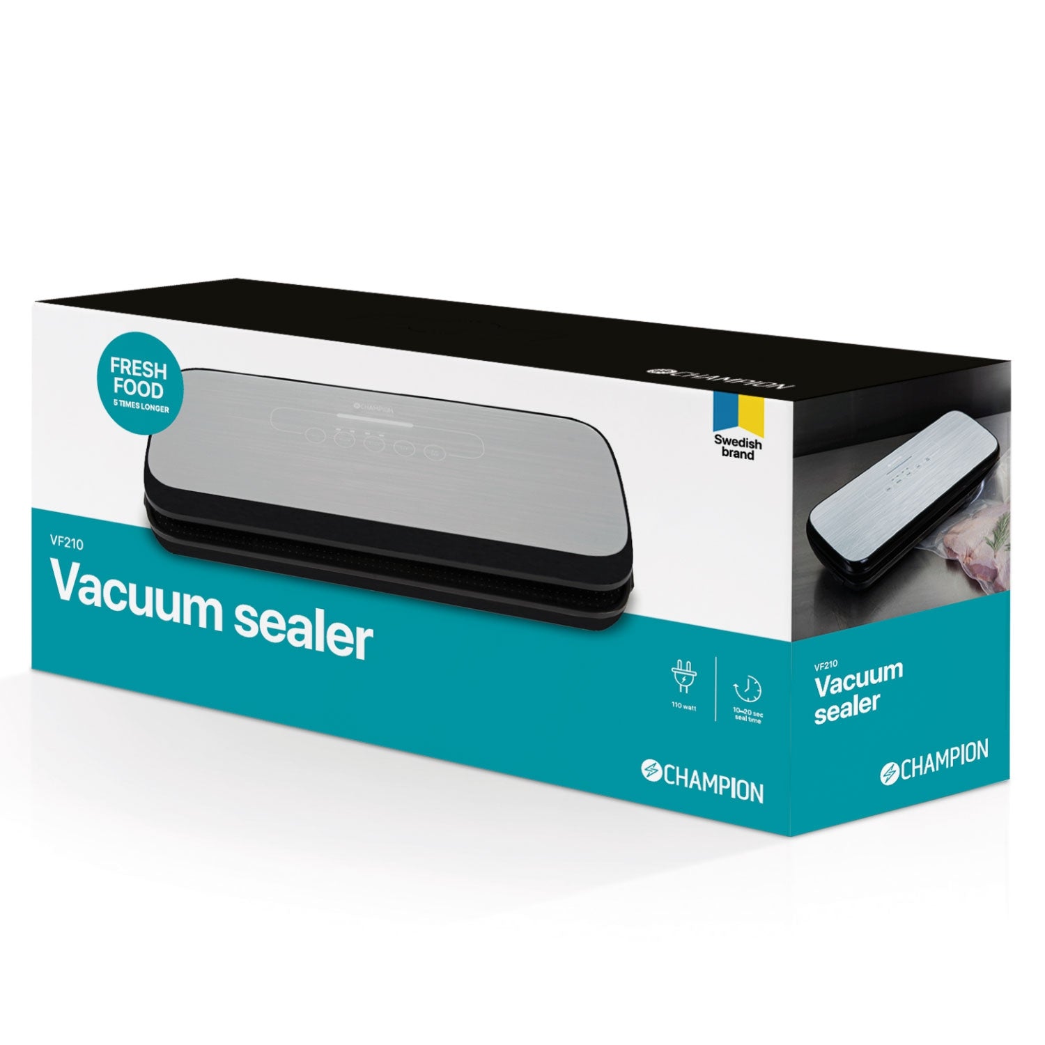 Vacuum packer Fresh 10L/min 110W VF210 Silver/Black
