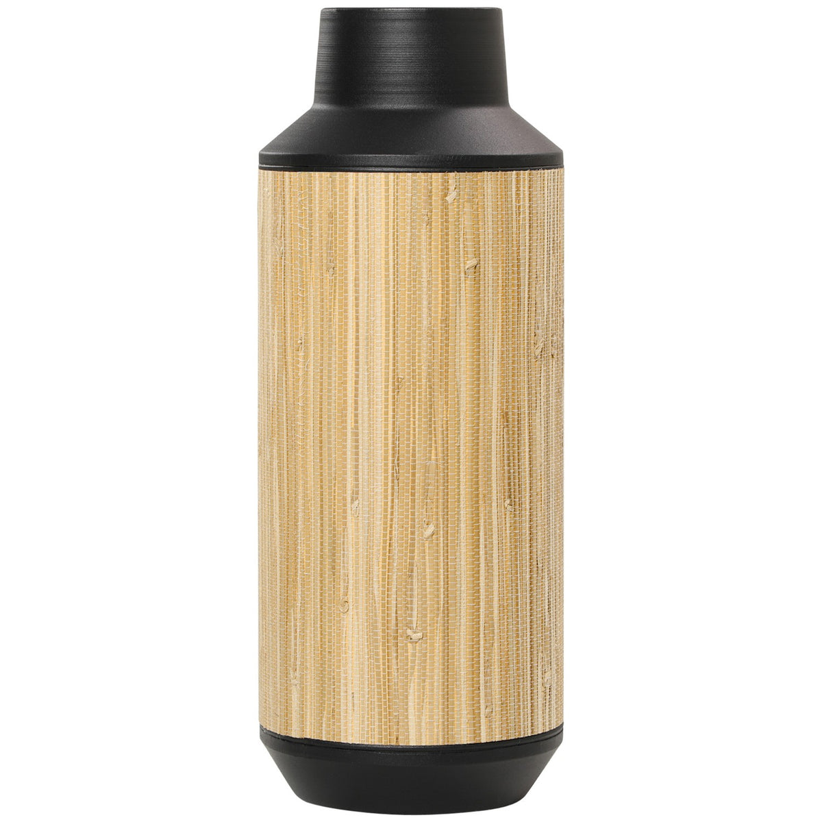 Vase In Country House Style, Flower Vase For Dried Flowers And Bouquets, Non-Slip, Metal, 42 Cm, Natural