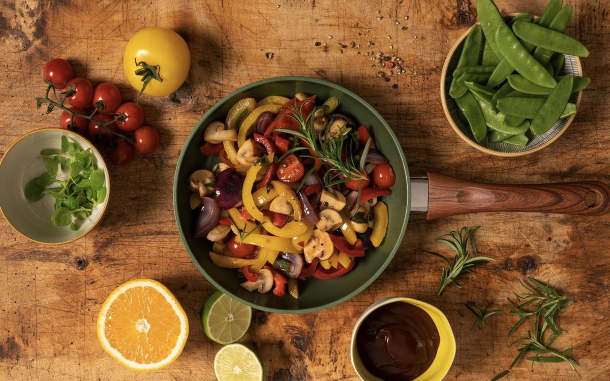 Vegan Ceramic Non-Stick Frying Pan, 30cm