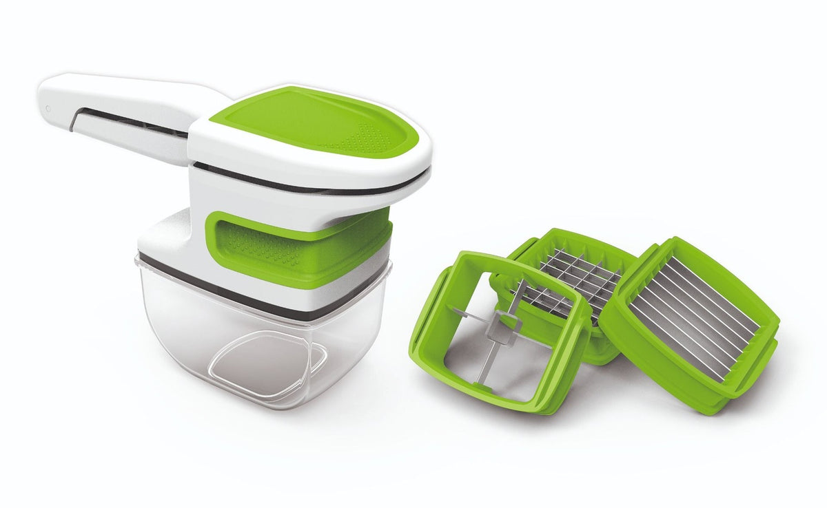 Vegetable Chopper with Interchangeable Blades