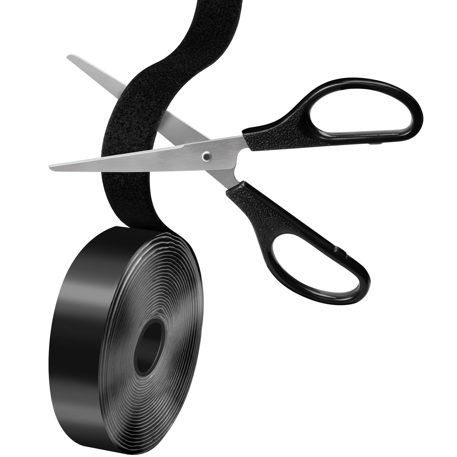 Velcro double-sided 25mm 5 meters Black