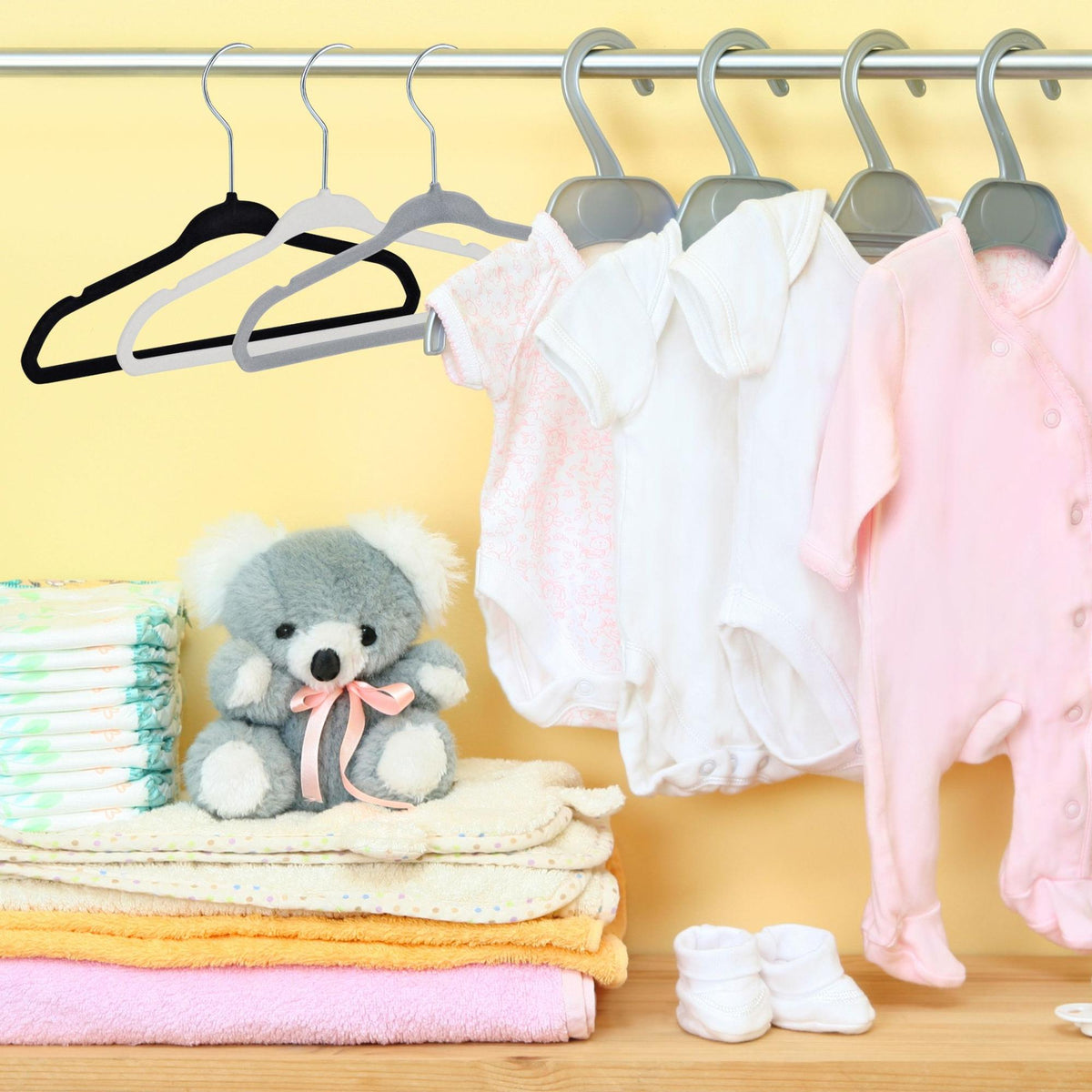 Velvet Coat Hangers for Kids