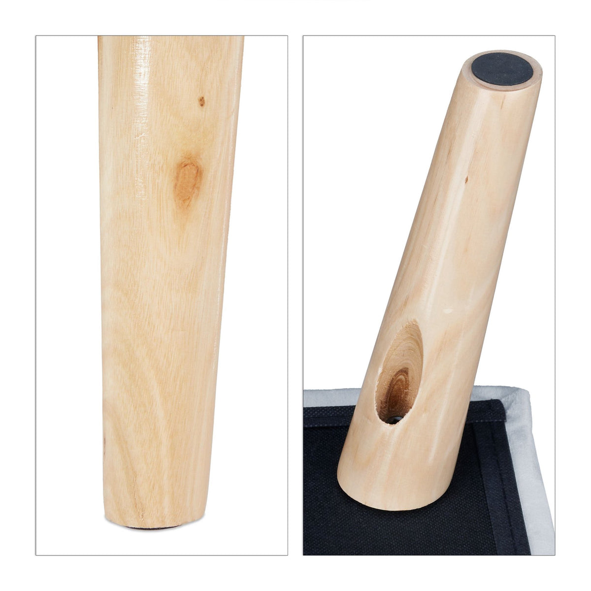 Velvet stool with storage
