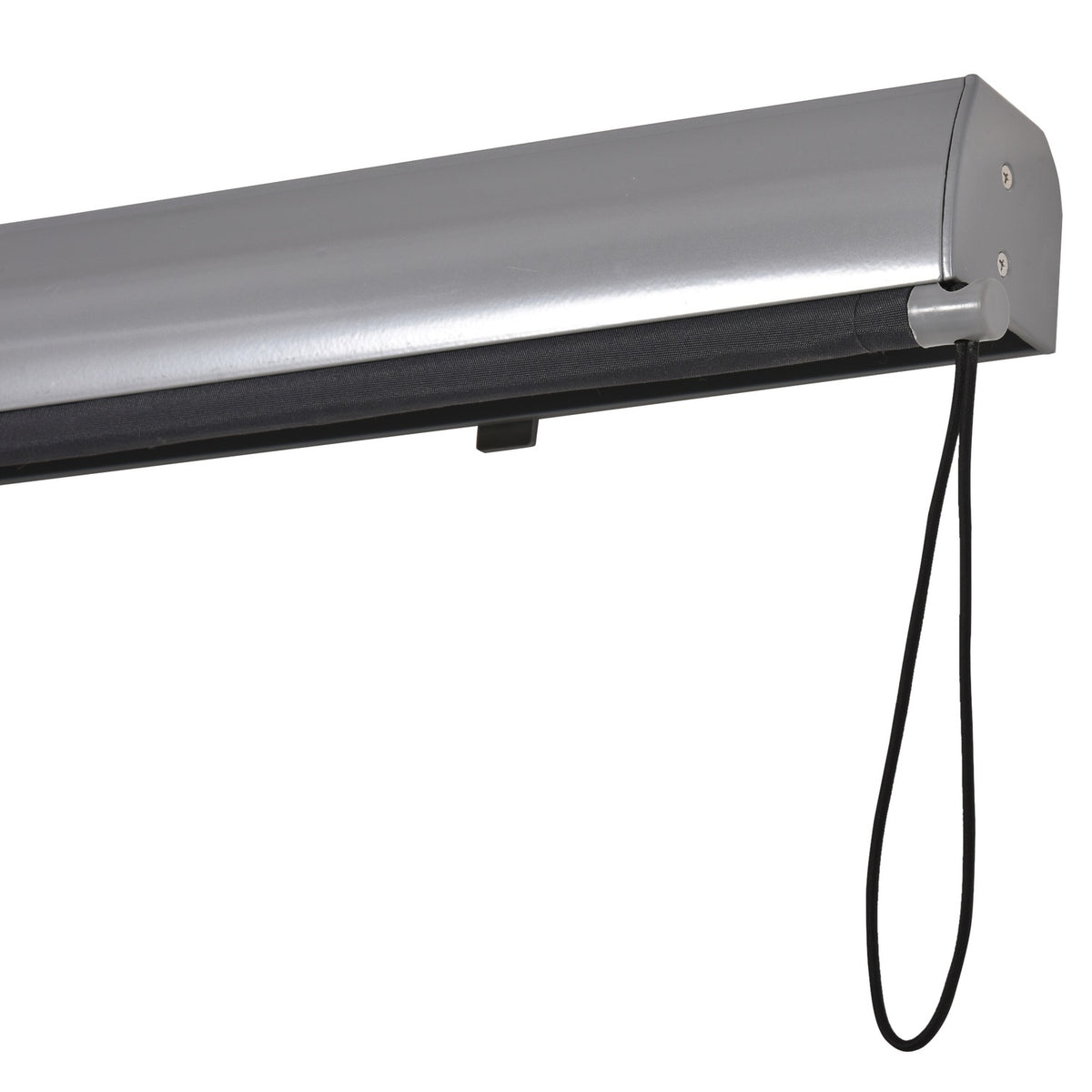 Vertical Awning Balcony Wind Protection And Privacy Screen, Hand Crank, Polyester + Aluminum, 100X140Cm