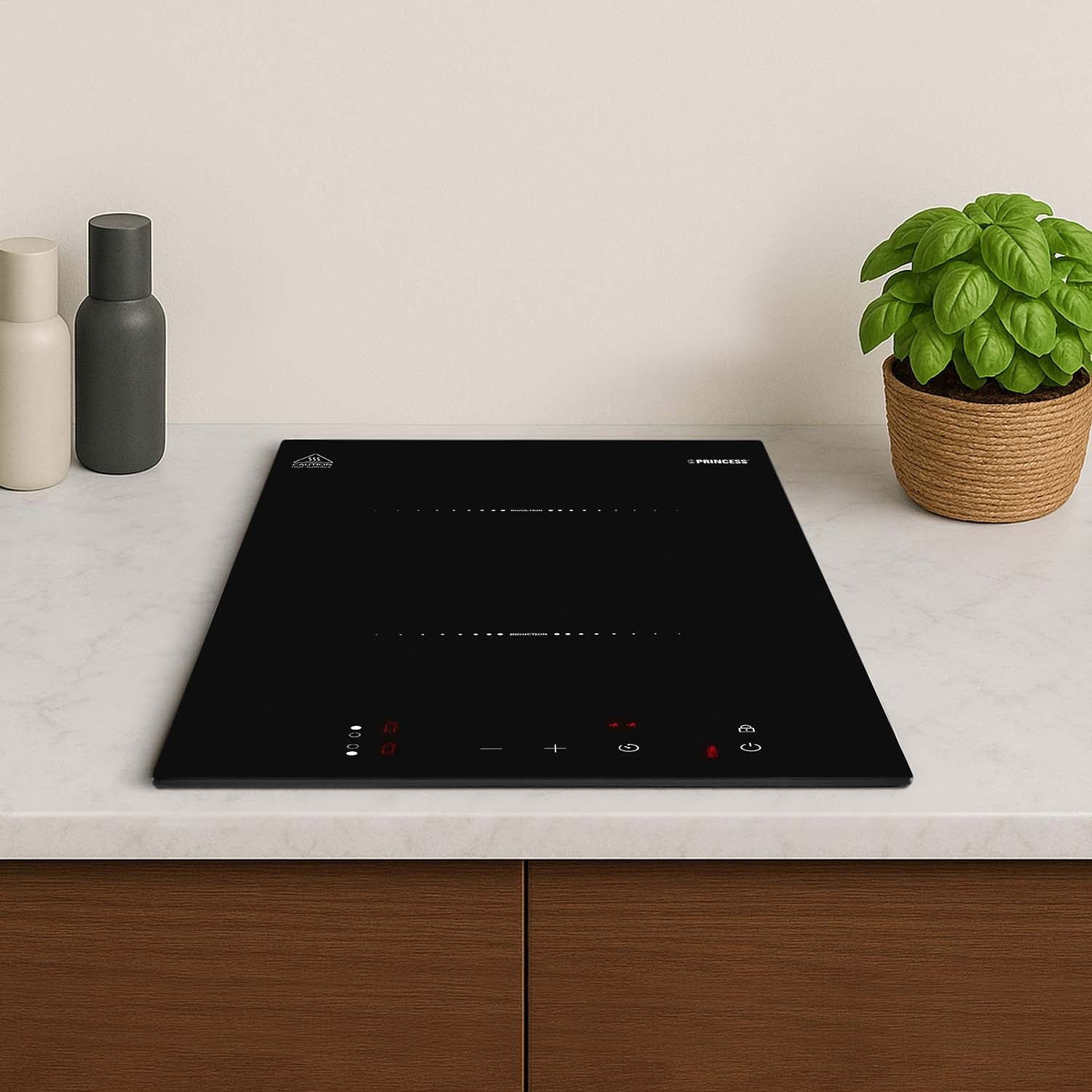 Vertical Double Induction Cooktop 3000W