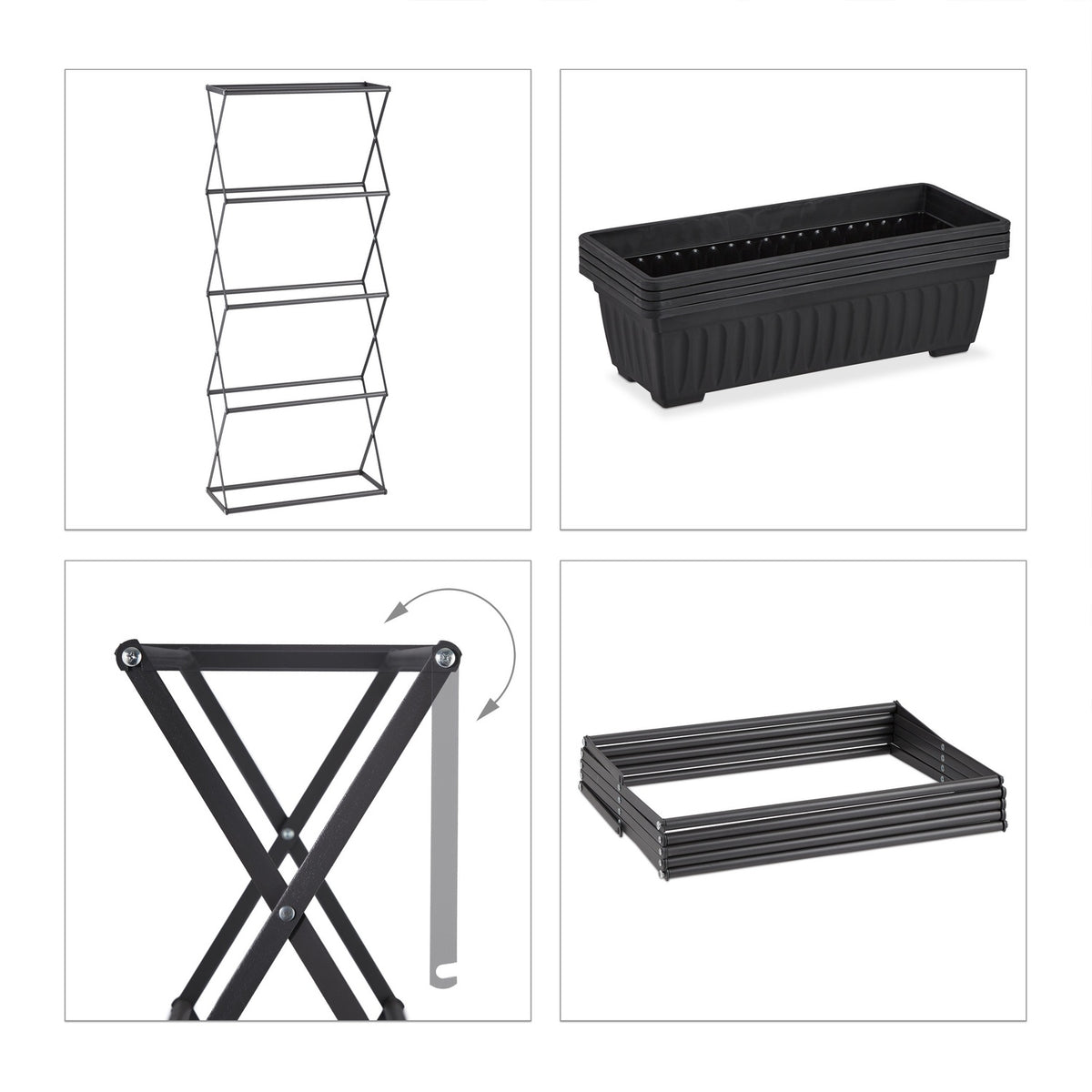 Vertical bed with 4 levels