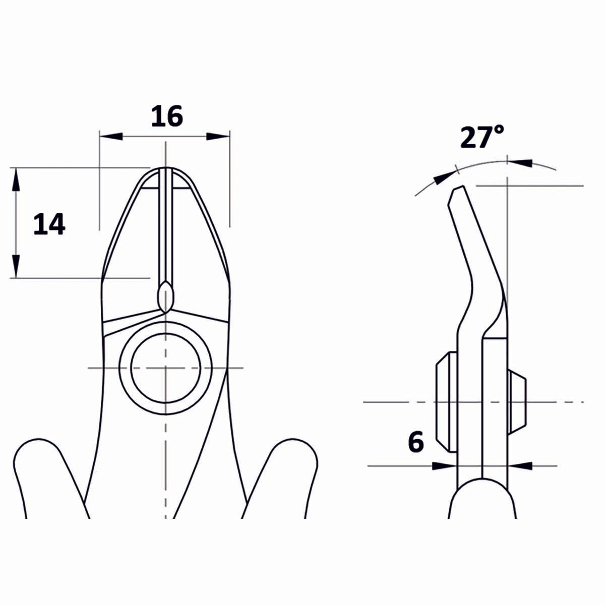Very strong coil cutter for jewelry making and rubber seal cutting