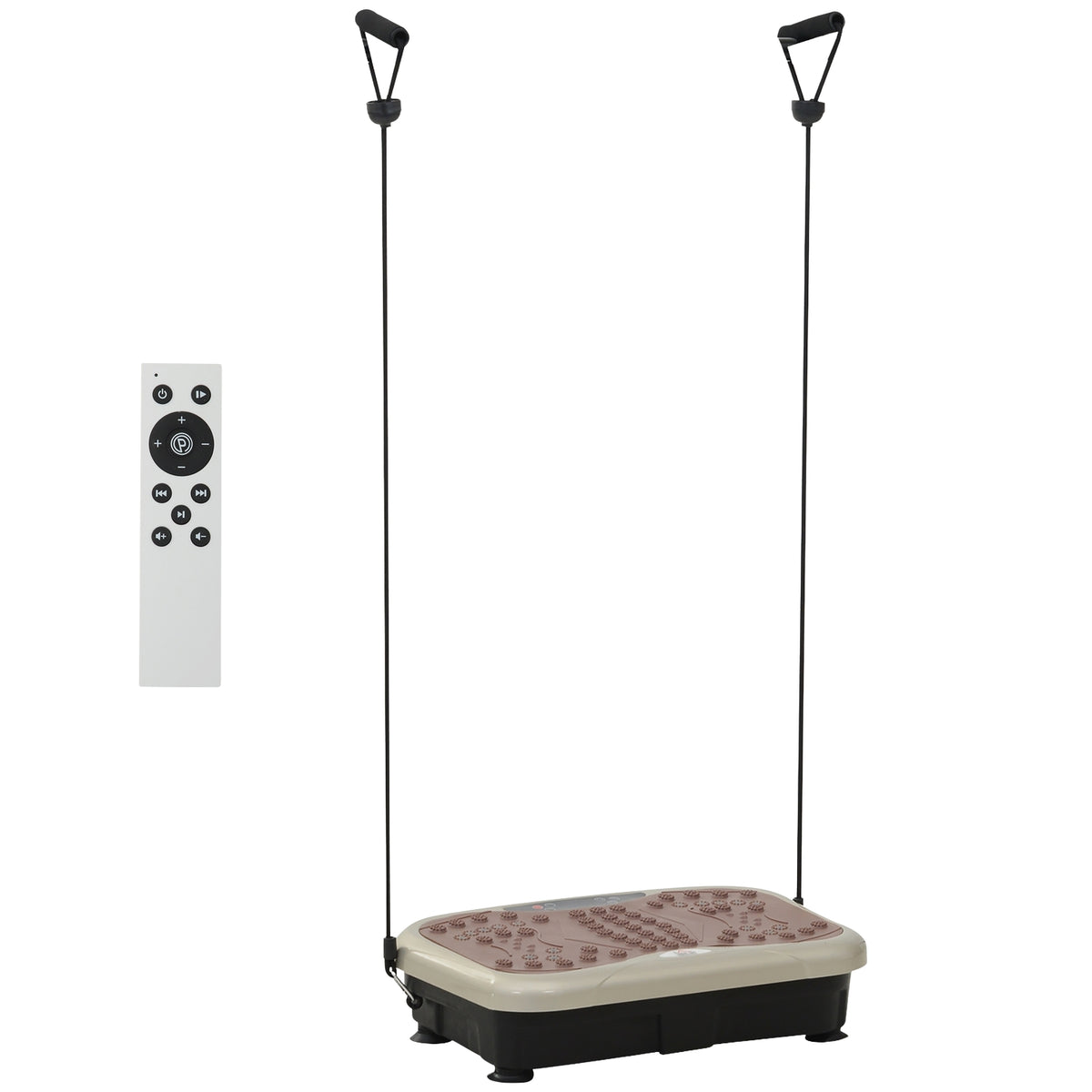 Vibration plate vibration trainer vibration device fitness trainer LED display USB speaker training bands remote control
