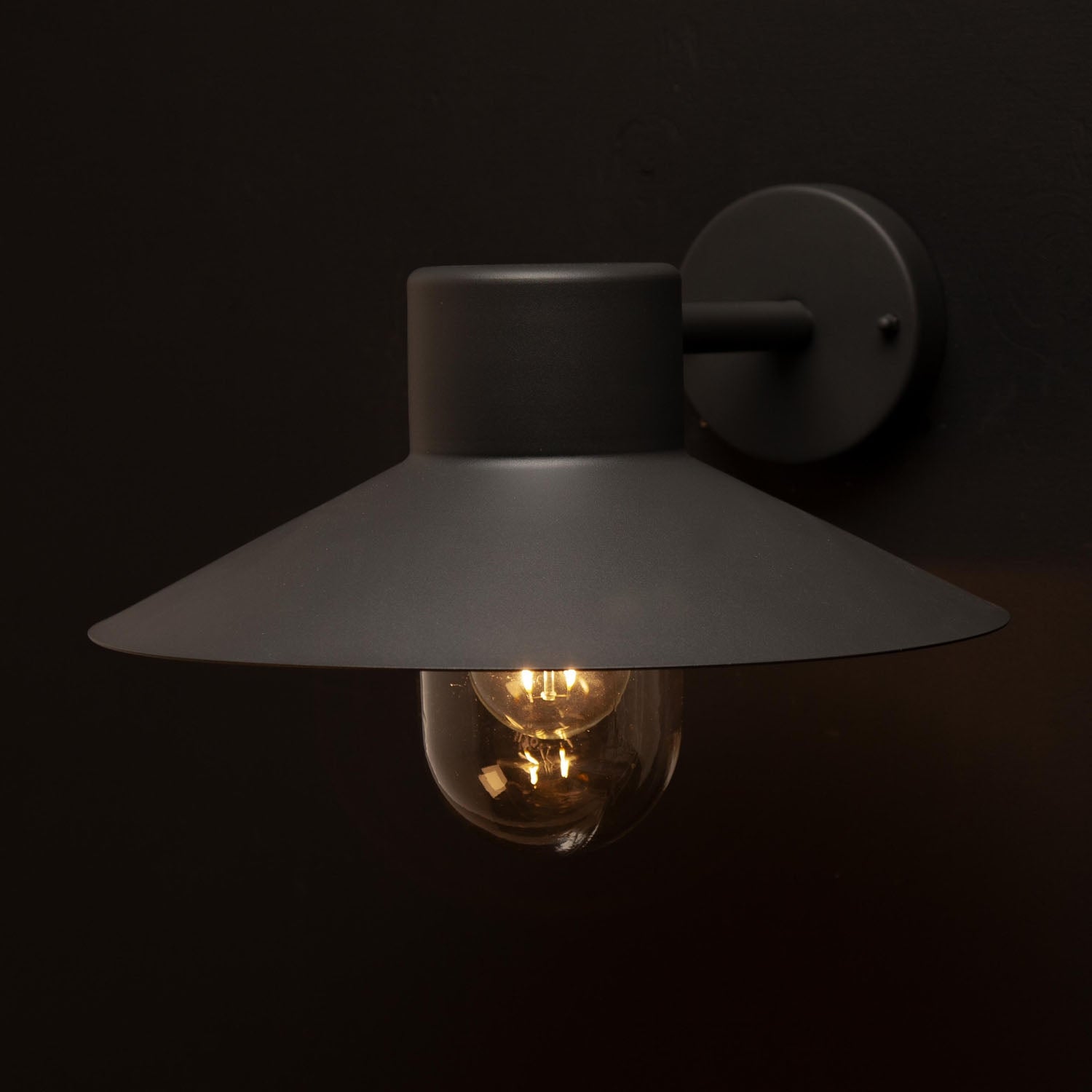 Victor Wall luminaire E27 socket IP44 Anthracite