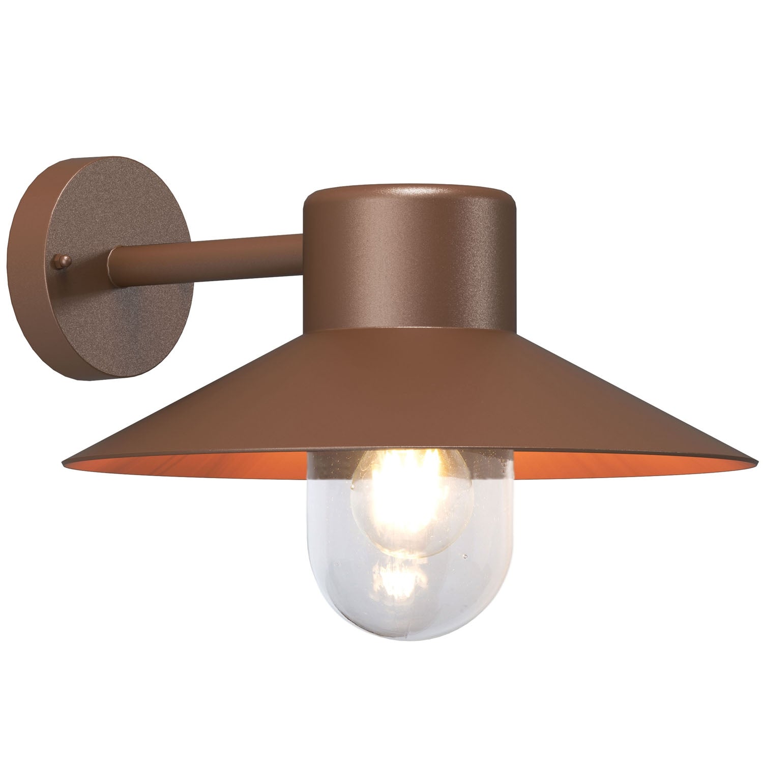 Victor Wall luminaire E27 socket IP44 Corten