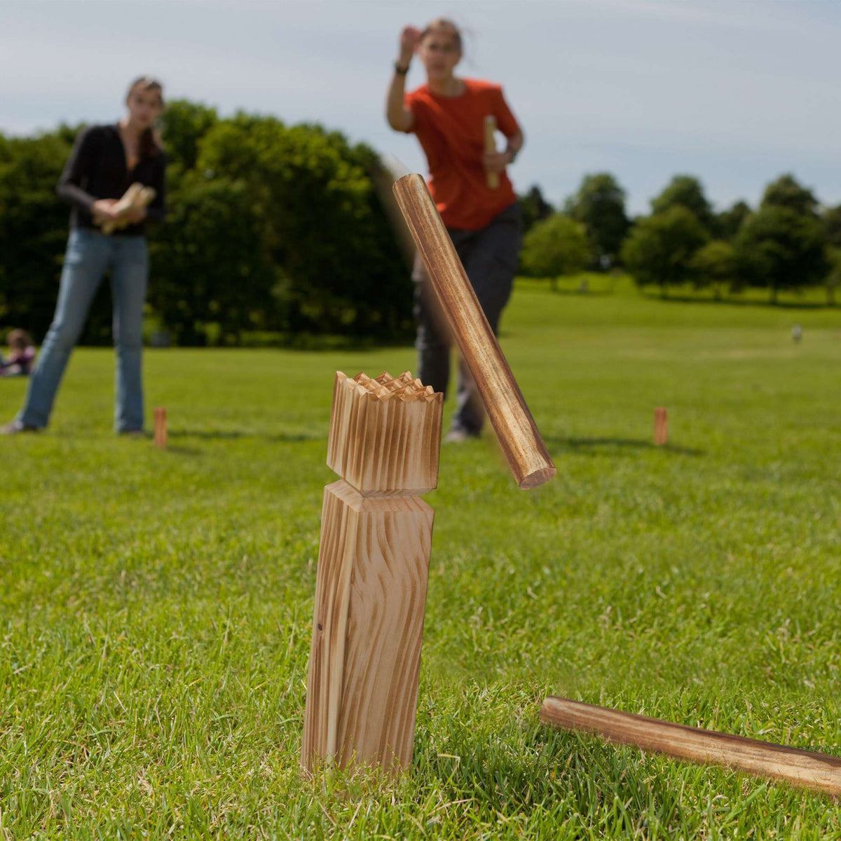 Viking Kubb Wooden Game Set