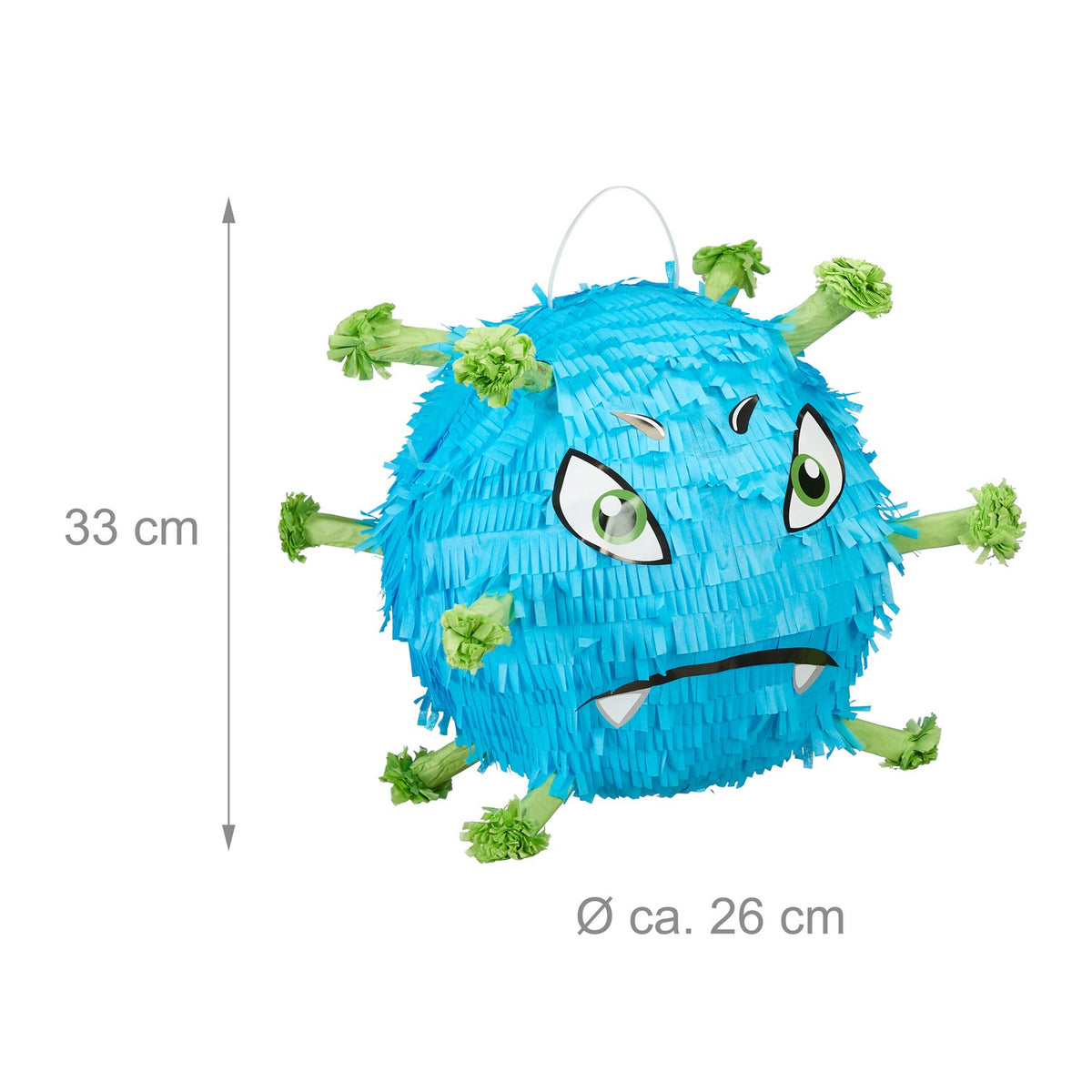 Virus-Shaped Pinata for Kids' Party Fun