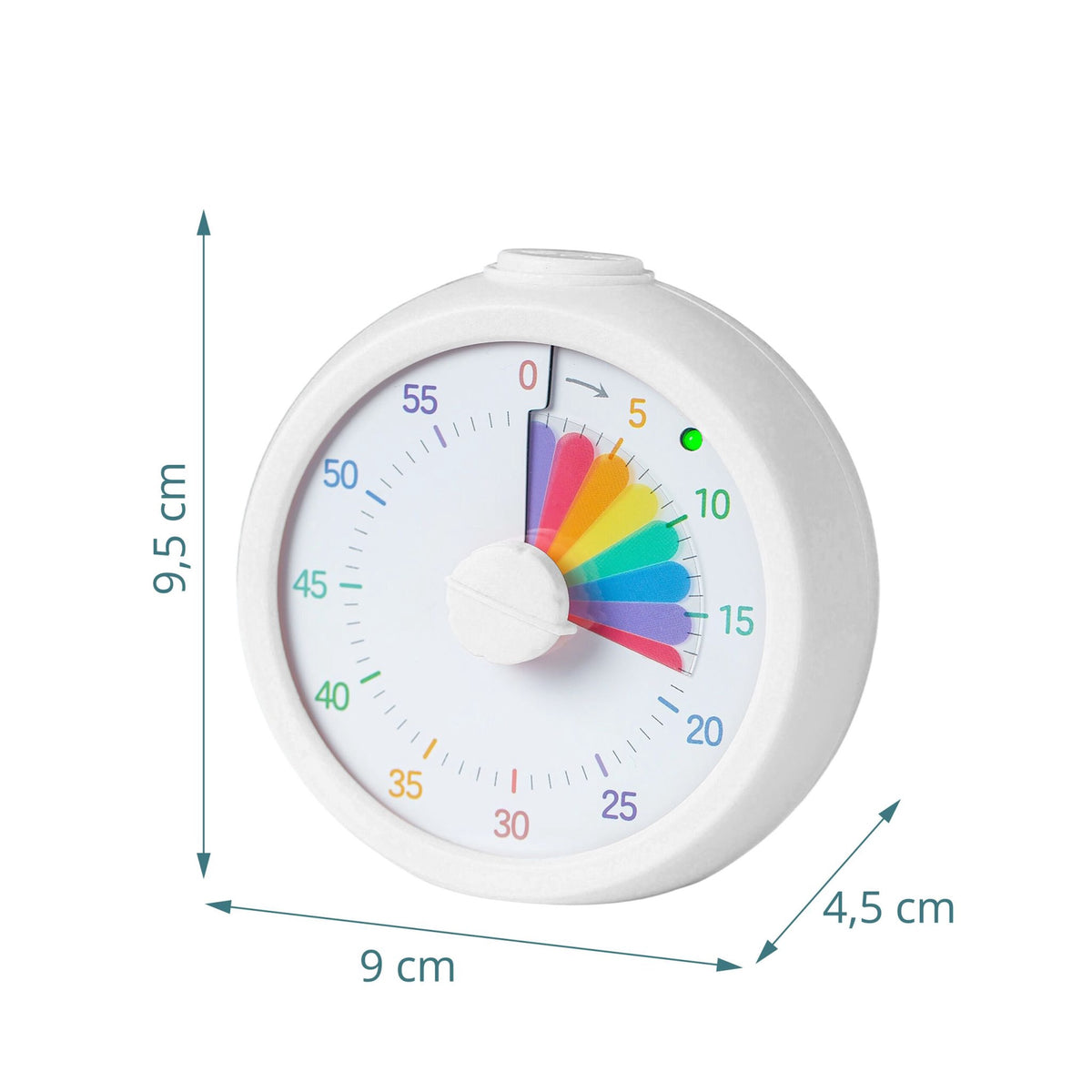 Visual Rainbow Timer for Kids and Adults, 60-Minute