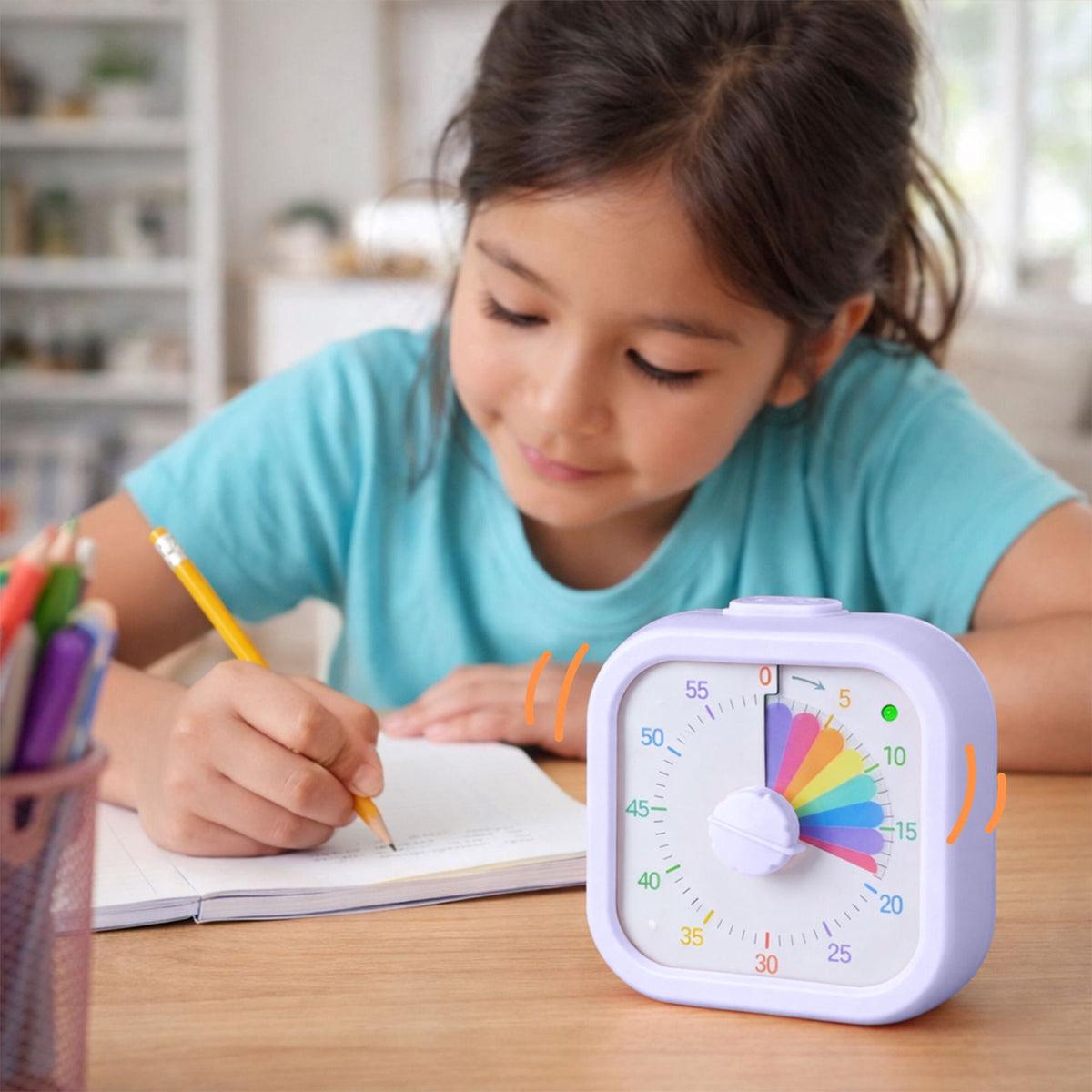 Visual Timer for Kids and Adults, 60-Minute, Adjustable Volume