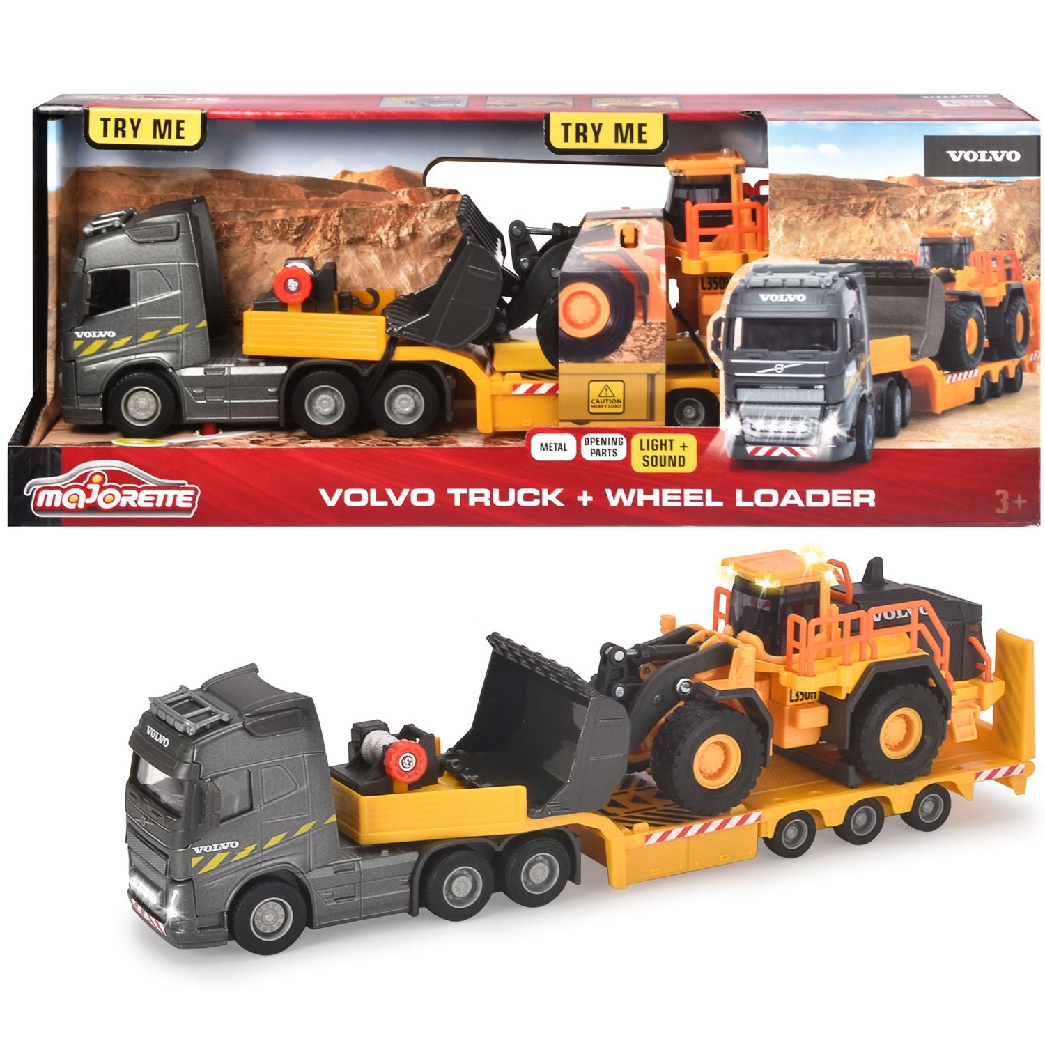 Volvo FH-16 Truck with L350H Wheel Loader