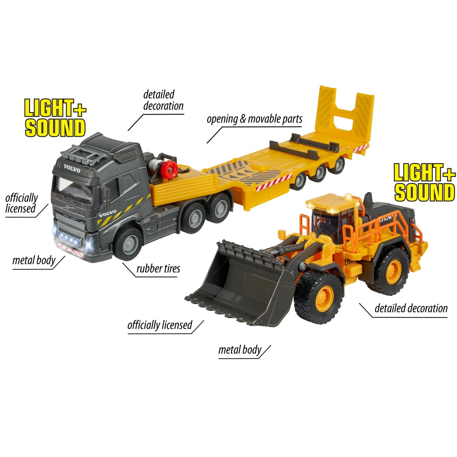 Volvo FH-16 Truck with L350H Wheel Loader