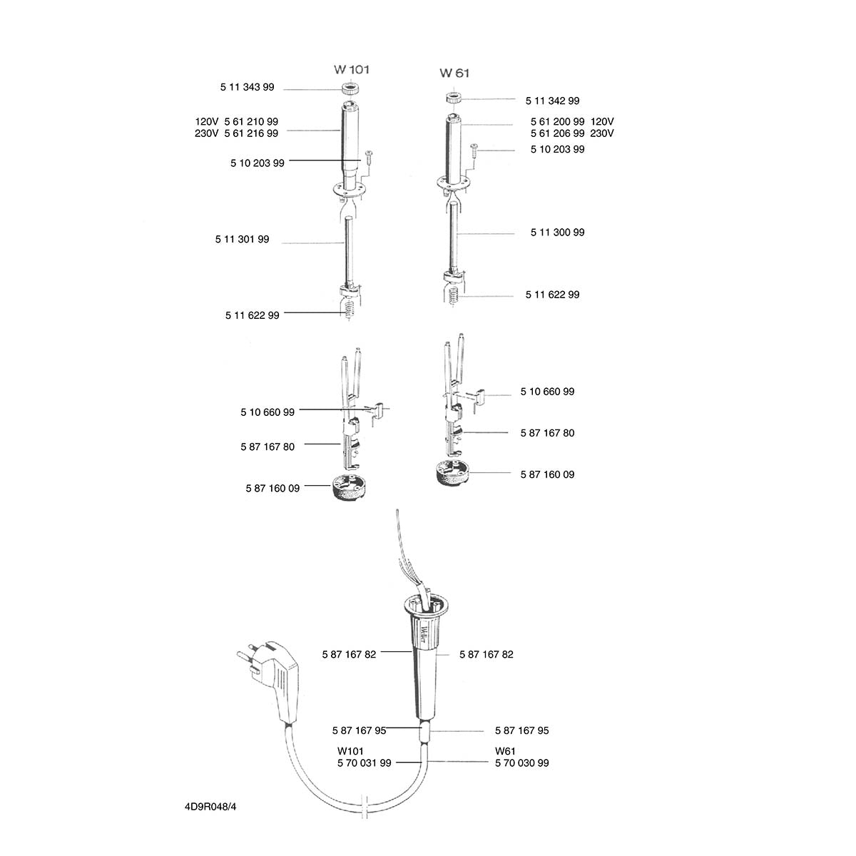 W 101 Soldering Iron 100 W Plug With Earth Contact, Germany