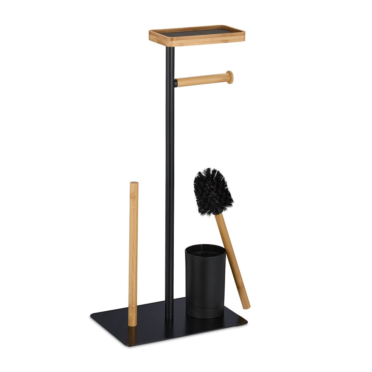 WC chair in bamboo and iron