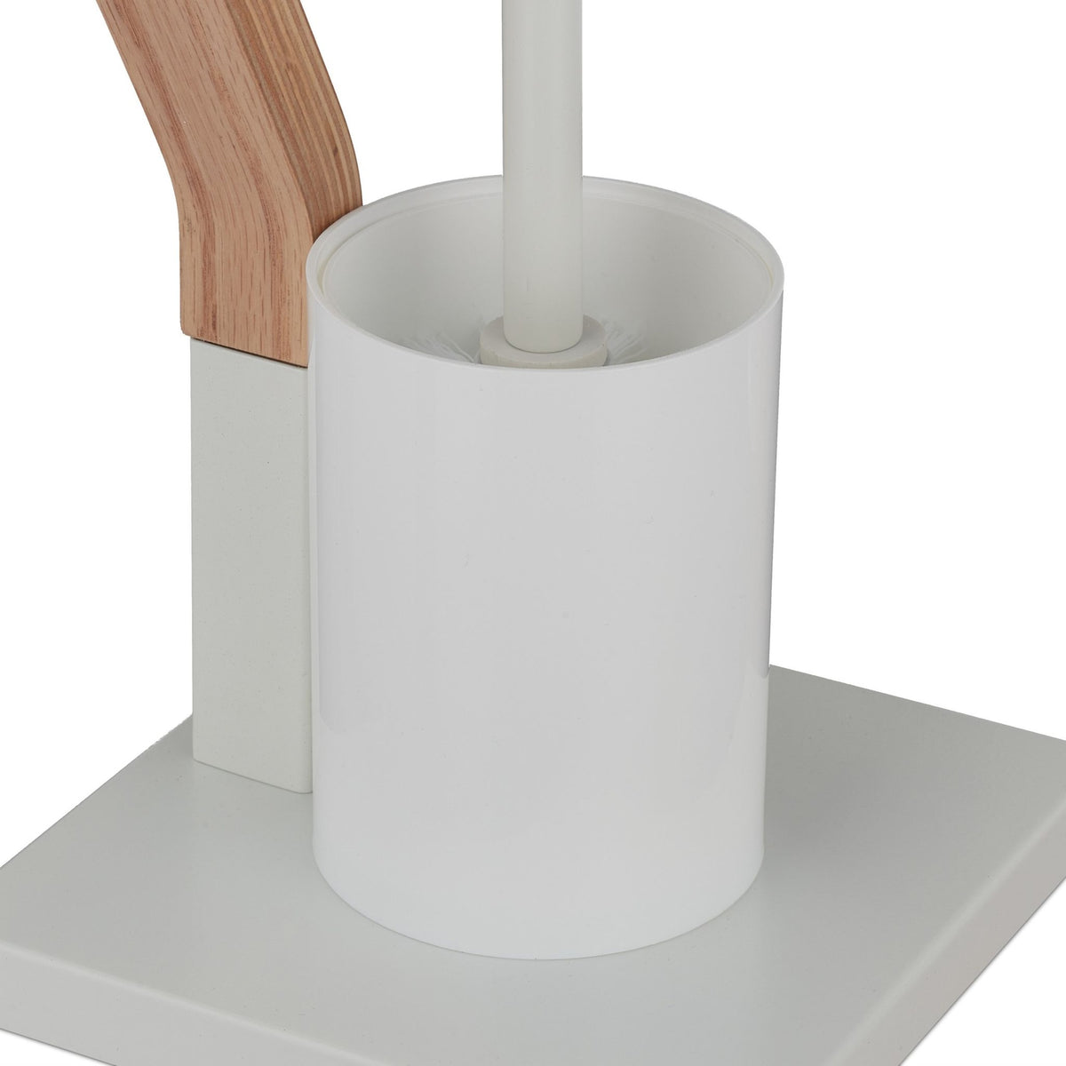 WC chair steel & wood look