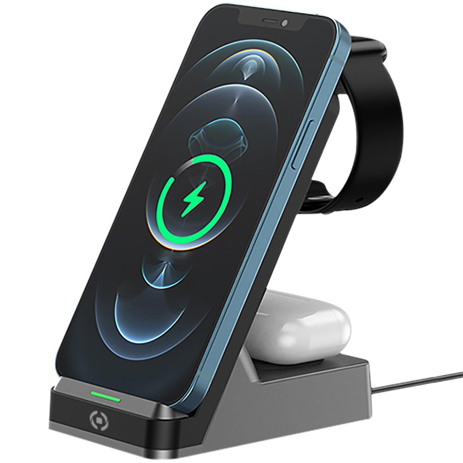 WLSTAND3IN1 3-in-1 charging stand Wireless 15W