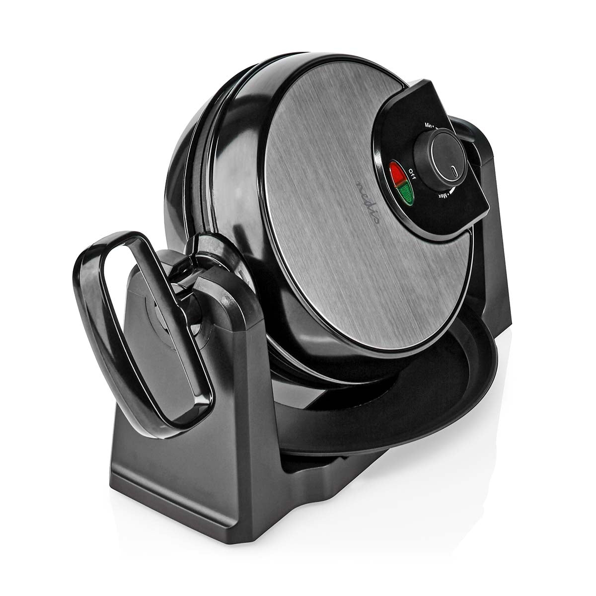 Waffle Iron | Belgian Waffles | 17 cm | 1000 W | Automatic temperature control | ABS / Stainless steel