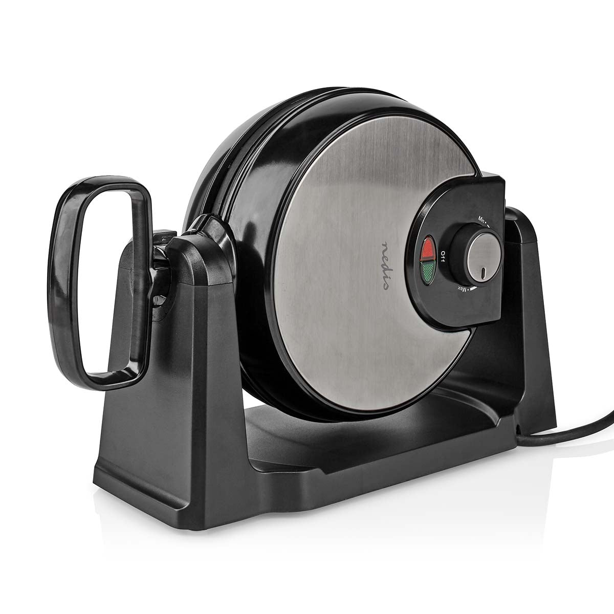 Waffle Iron | Belgian Waffles | 17 cm | 1000 W | Automatic temperature control | ABS / Stainless steel