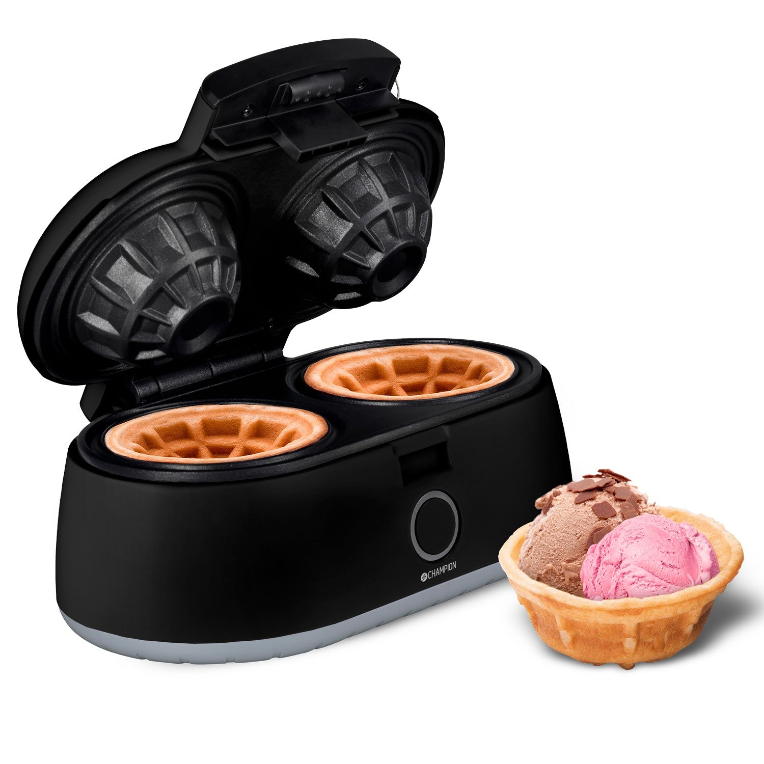 Waffle bowl iron Double 1000W VS220 Black