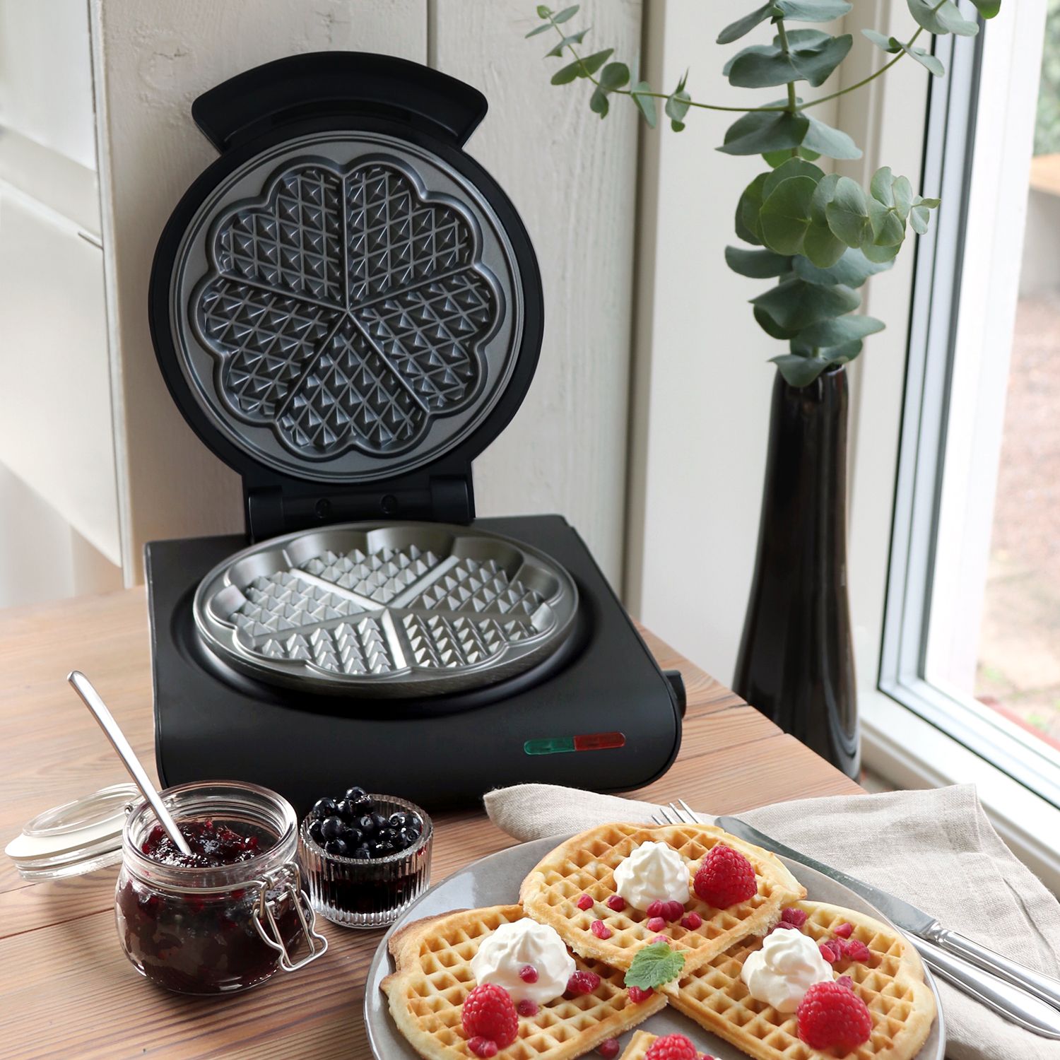 Waffle iron Single Diamond Black 907.2