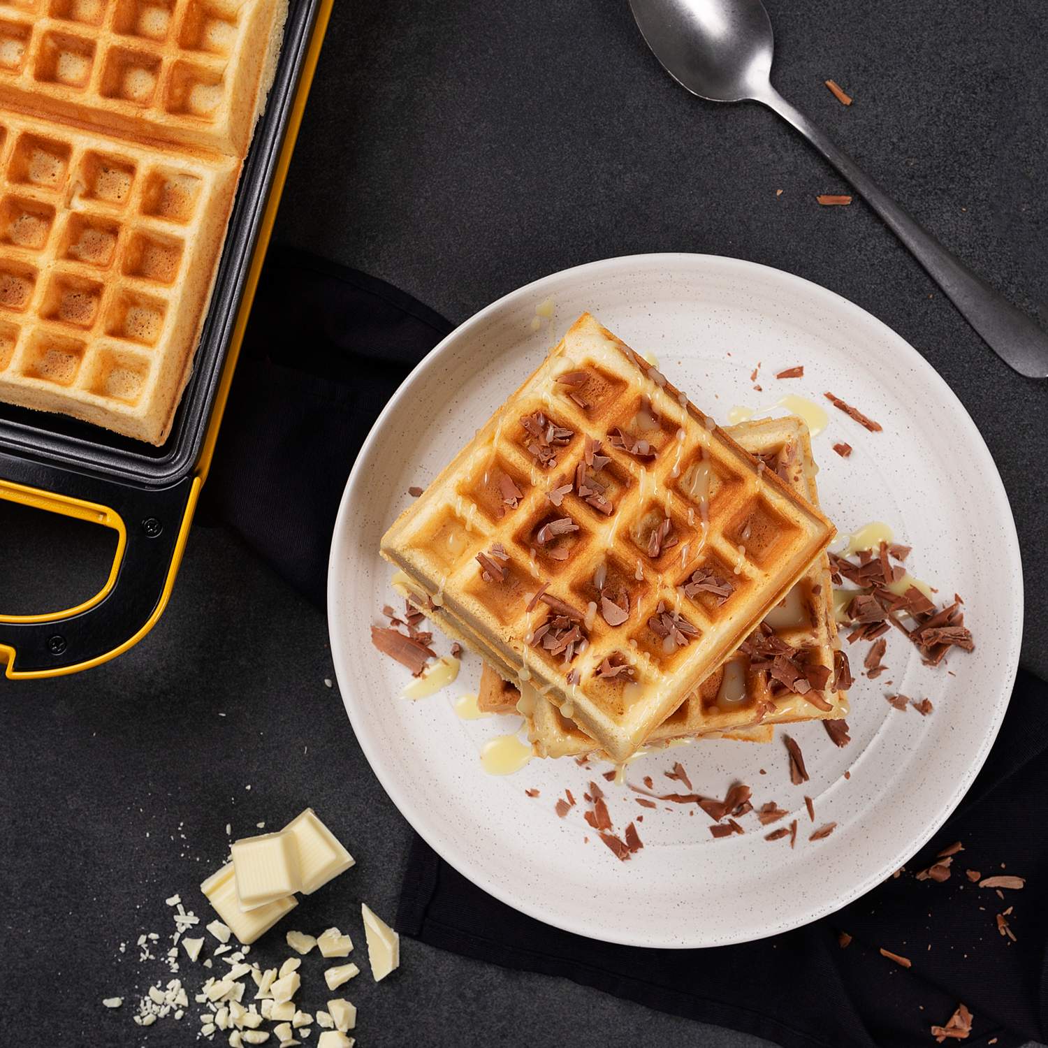 Waffle iron with Flip 132406 Rotatable for best results