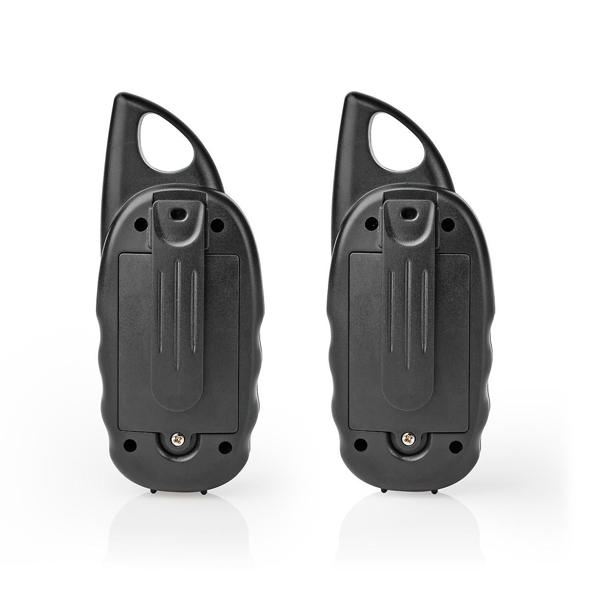 Walkie Talkie Set | 2 handsets | Up to 3 km | Frequency channels: 3 | PTT | Up to 3 hours | Blue / Black