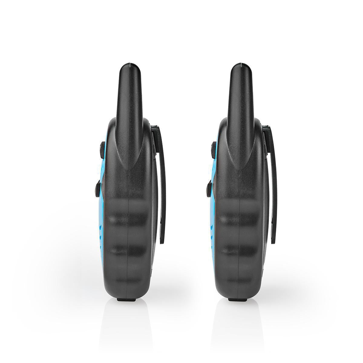 Walkie Talkie Set | 2 handsets | Up to 3 km | Frequency channels: 3 | PTT | Up to 3 hours | Blue / Black