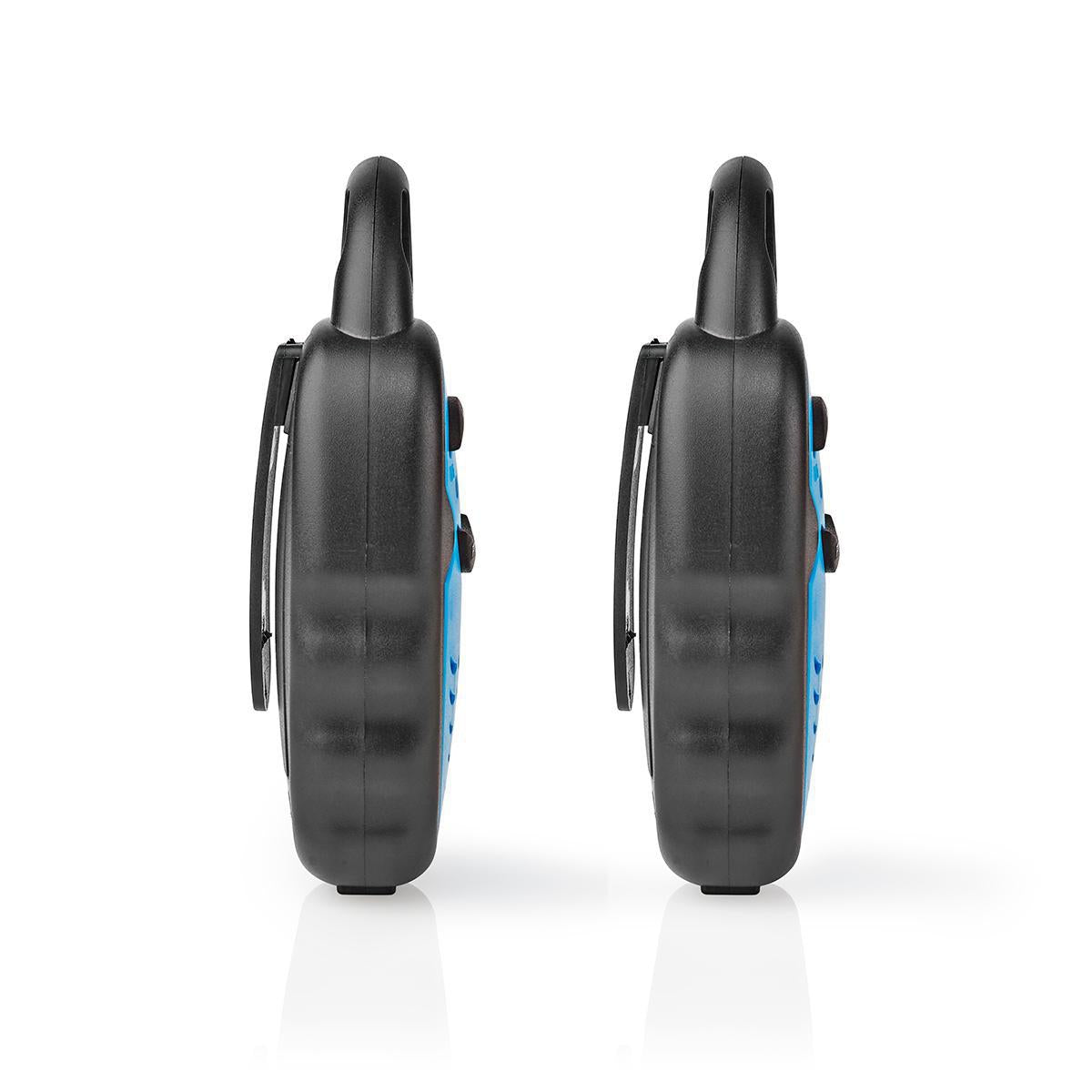 Walkie Talkie Set | 2 handsets | Up to 3 km | Frequency channels: 3 | PTT | Up to 3 hours | Blue / Black