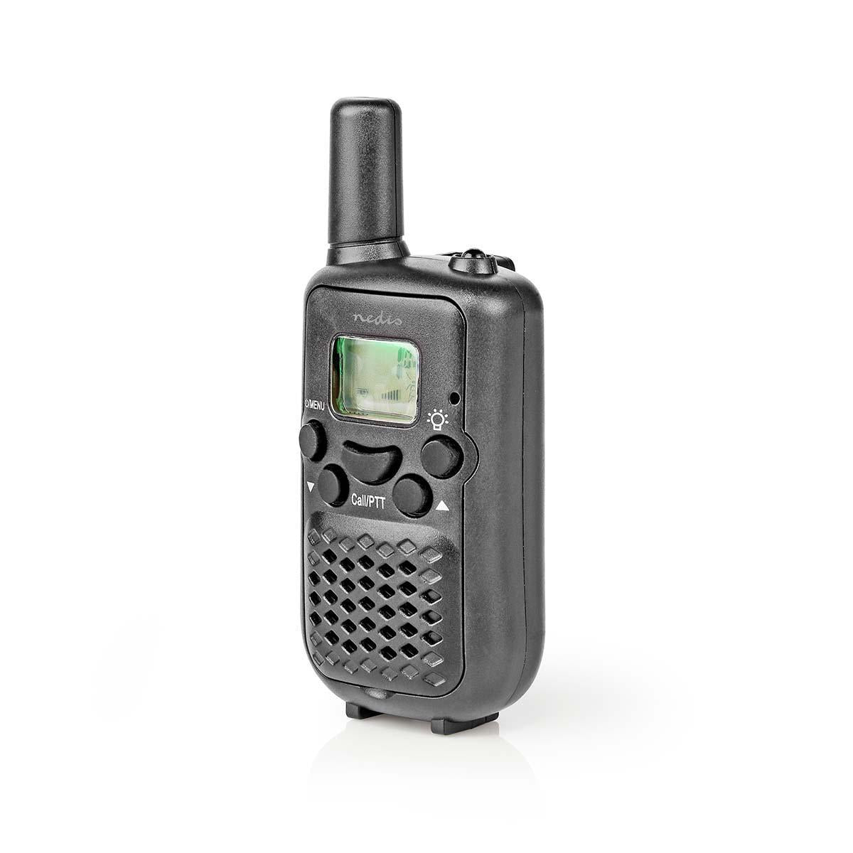 Walkie Talkie Set | 2 handsets | Up to 5 km | Frequency channels: 8 | PTT / VOX | Up to 2.5 hours | Black