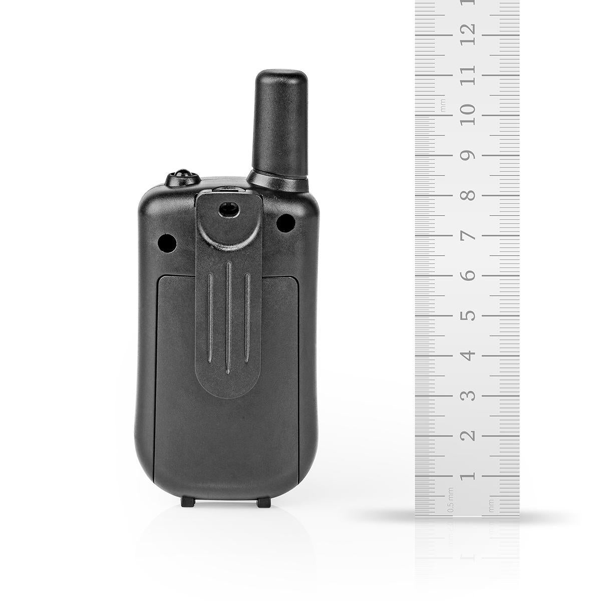 Walkie Talkie Set | 2 handsets | Up to 5 km | Frequency channels: 8 | PTT / VOX | Up to 2.5 hours | Black