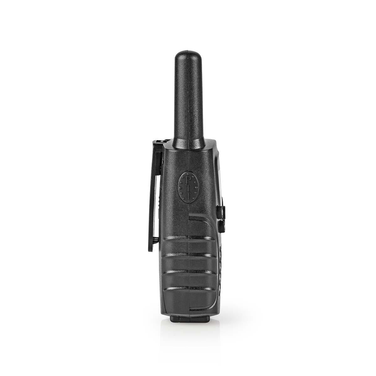 Walkie Talkie Set | 2 handsets | Up to 8 km | Frequency channels: 8 | PTT / VOX | Up to 2.5 hours | Headphone jack | Black