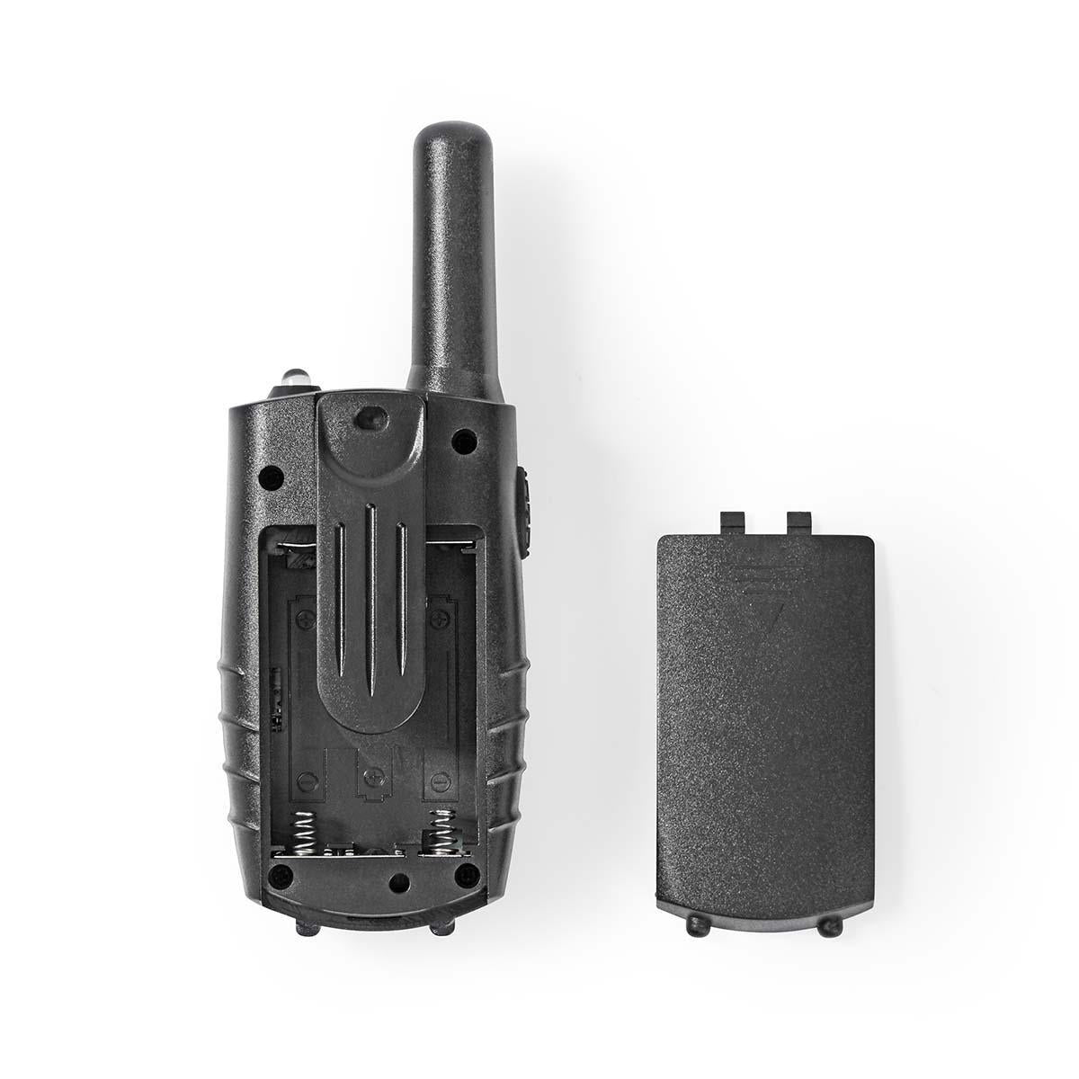 Walkie Talkie Set | 2 handsets | Up to 8 km | Frequency channels: 8 | PTT / VOX | Up to 2.5 hours | Headphone jack | Black