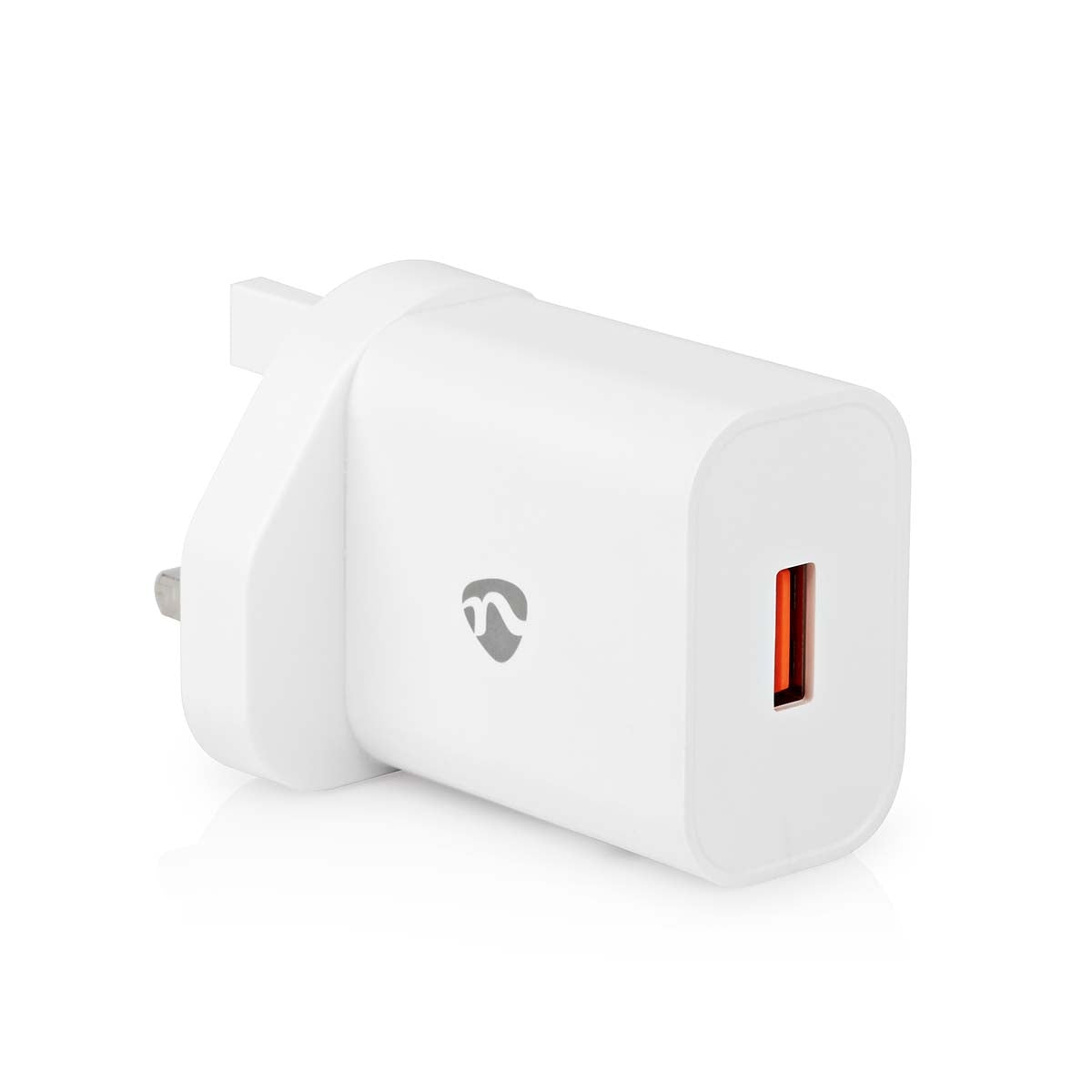 Wall Charger | 18 W| Fast charging function | 3.0 A| Number of outputs: 1 | USB-A | Automatic selection of Voltage