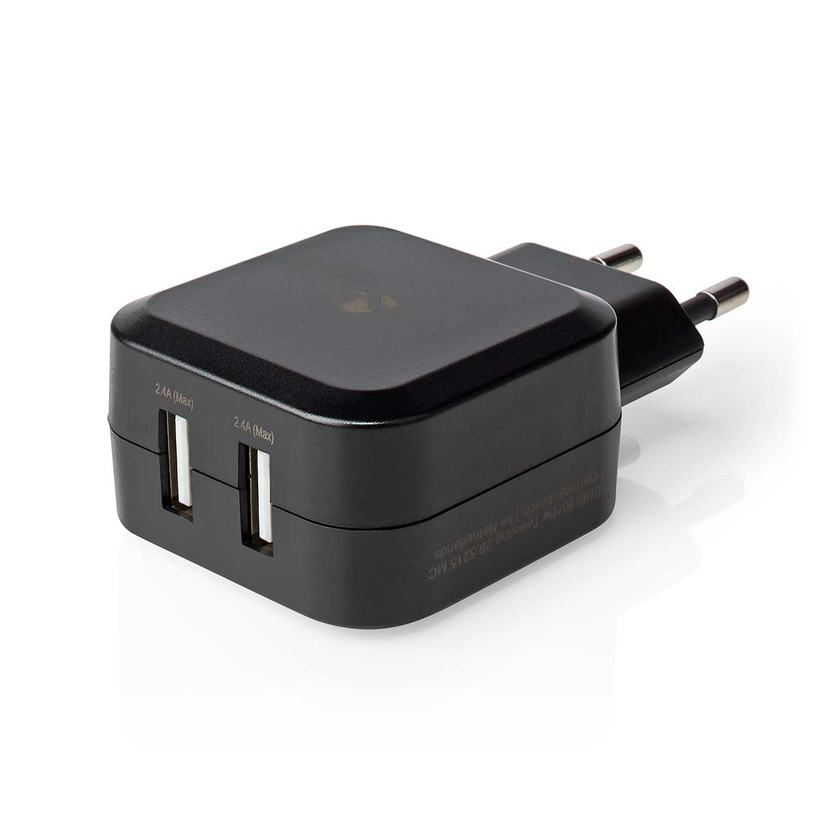 Wall Charger | 24 W| Fast charging function | 2x 2.4 A A | Number of outputs: 2 | 2x USB-A | Without cable | Single Voltage Output