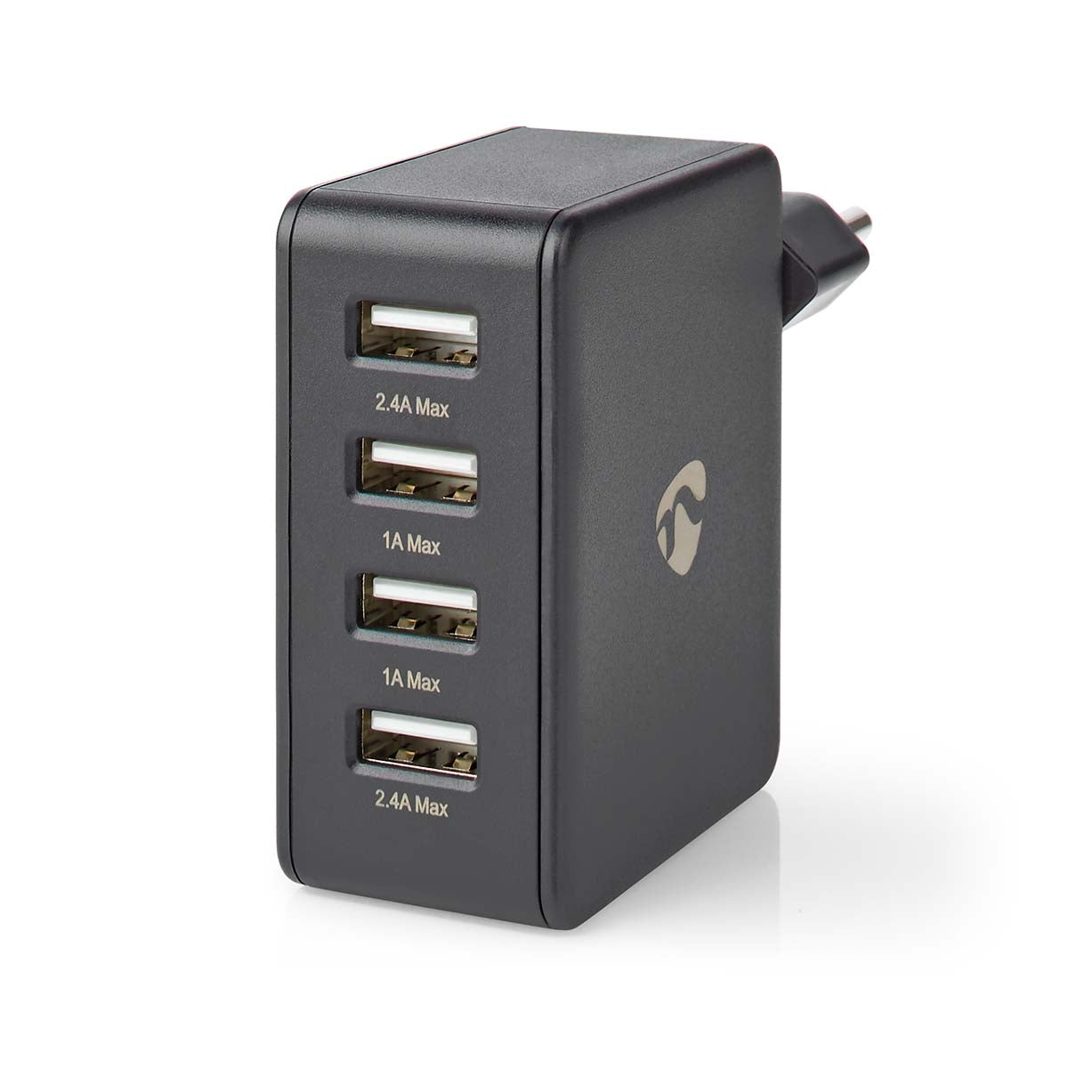 Wall Charger | 24 W| Fast charging function | 4x 2.4 A| Number of outputs: 4 | 4x USB-A | Without cable | Single Voltage Output