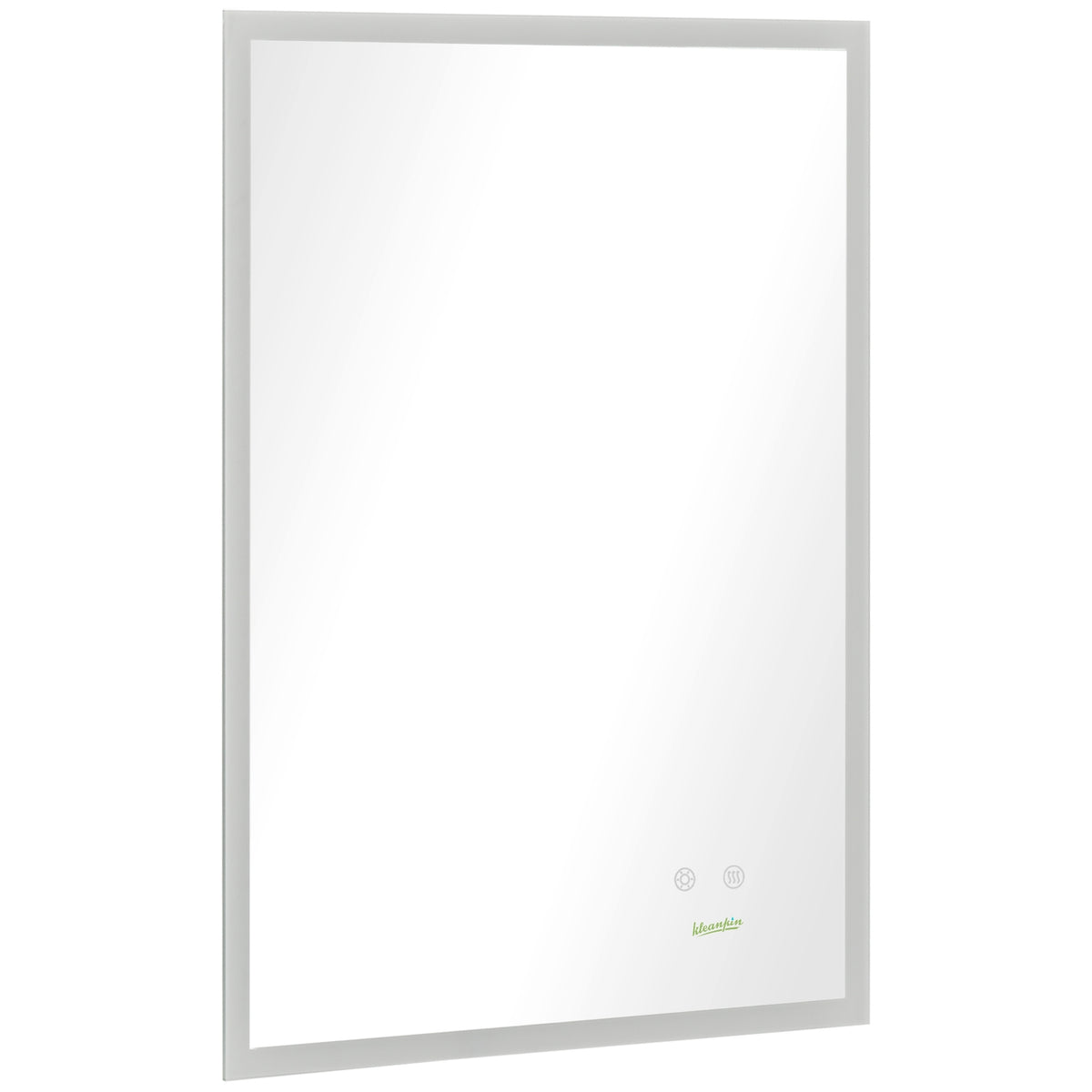Wall Mirror Bathroom Mirror With Led Lighting And Anti-Fog Function, Ip44 Waterproof, Aluminum Alloy