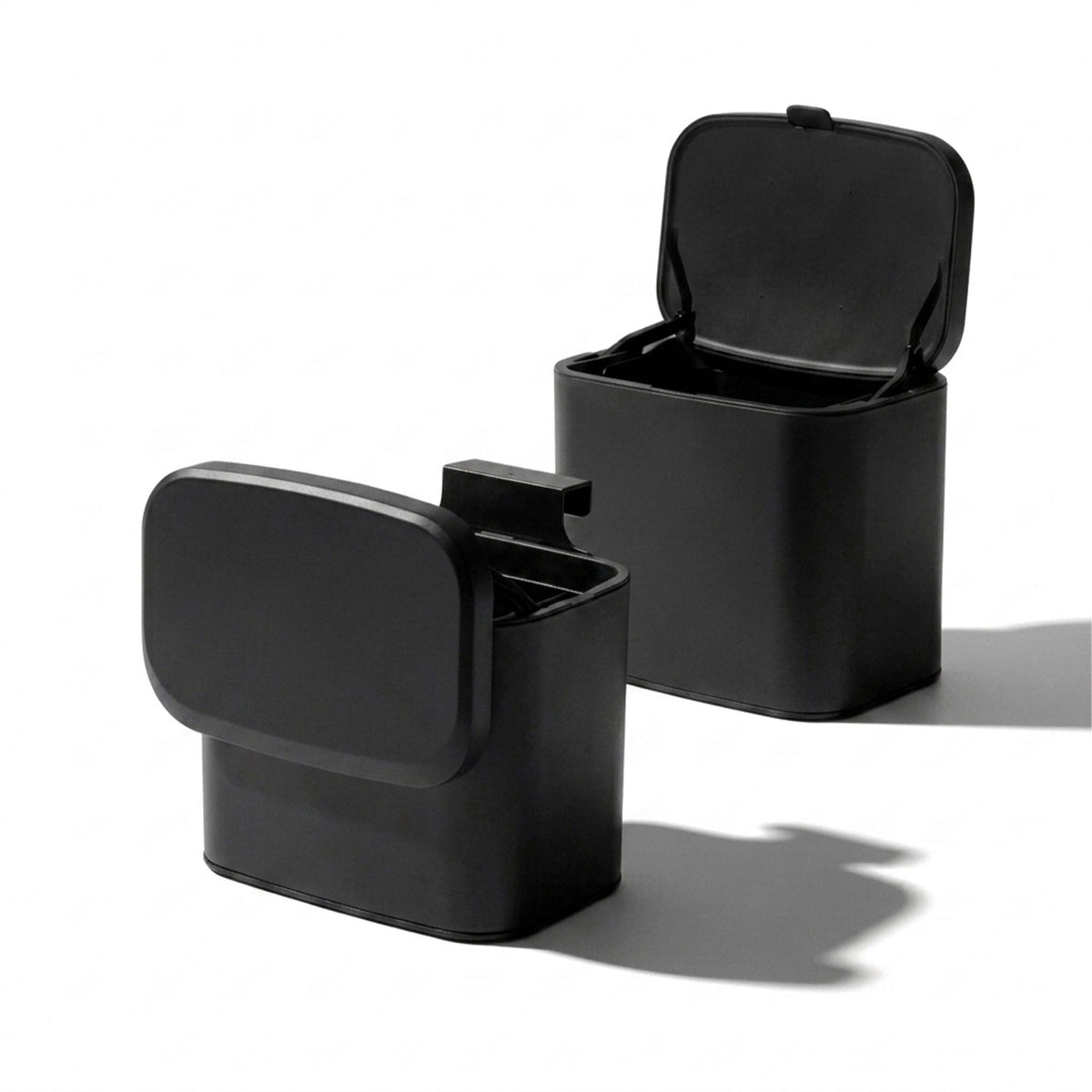 Wall-Mount Black Bin, 4L – Kitchen & Bathroom Use